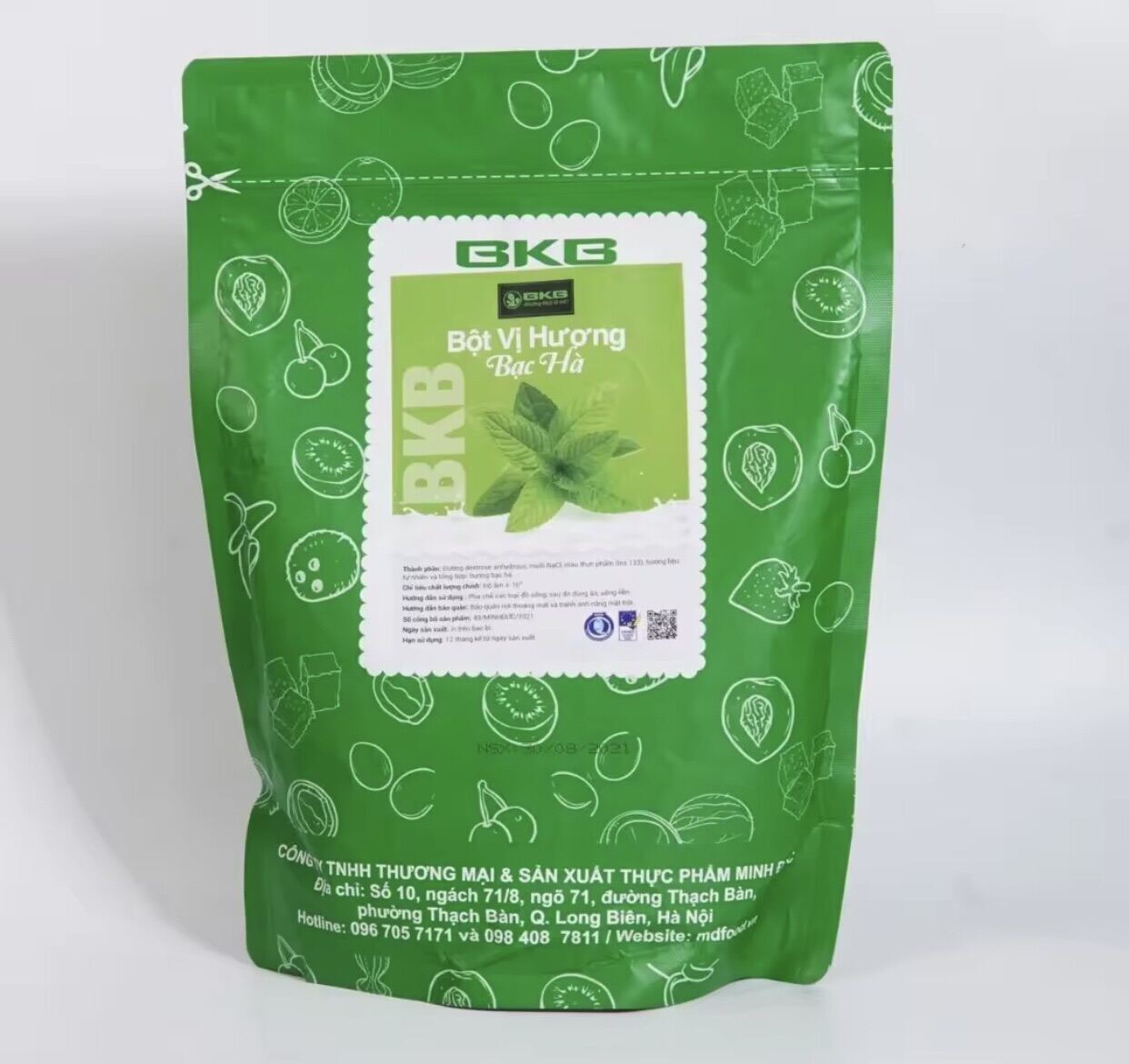 Bột pha trà sữa BkB vị Bạc Hà