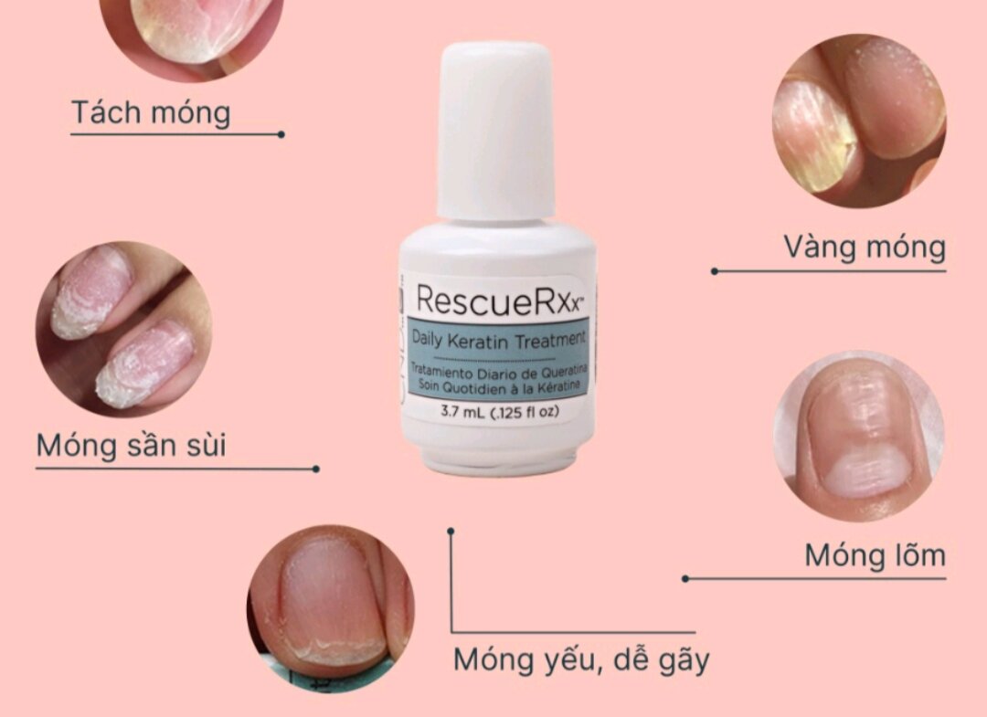 Dưỡng móng + phục hồi hư tổn CND