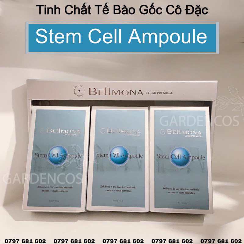 Tinh Chất Tế Bào Gốc Cô Đặc Bellmona Stem Cell Ampoule - Gardencos