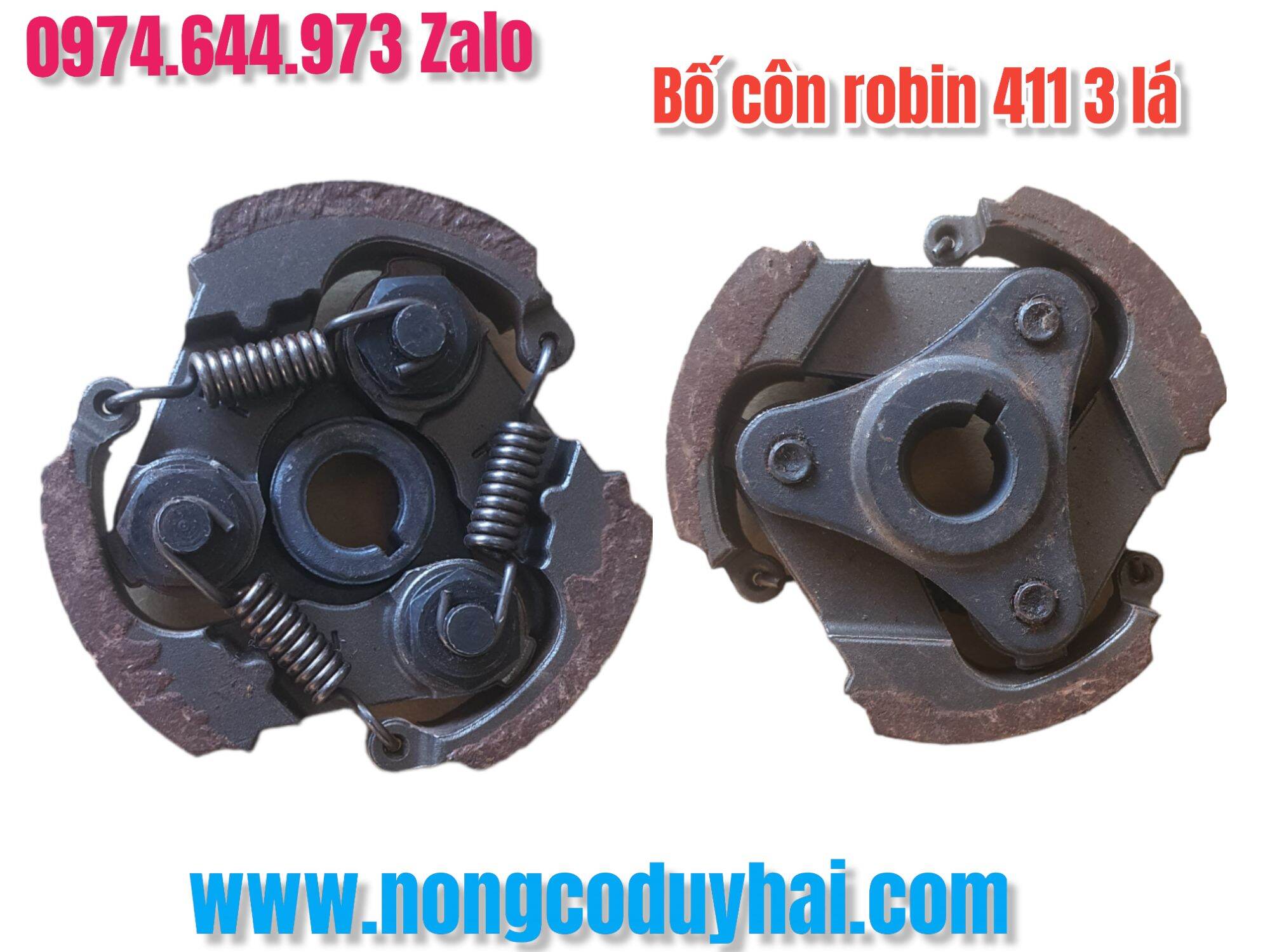 Bố côn 3 càng dùng cho máy phát cỏ robin 351 411