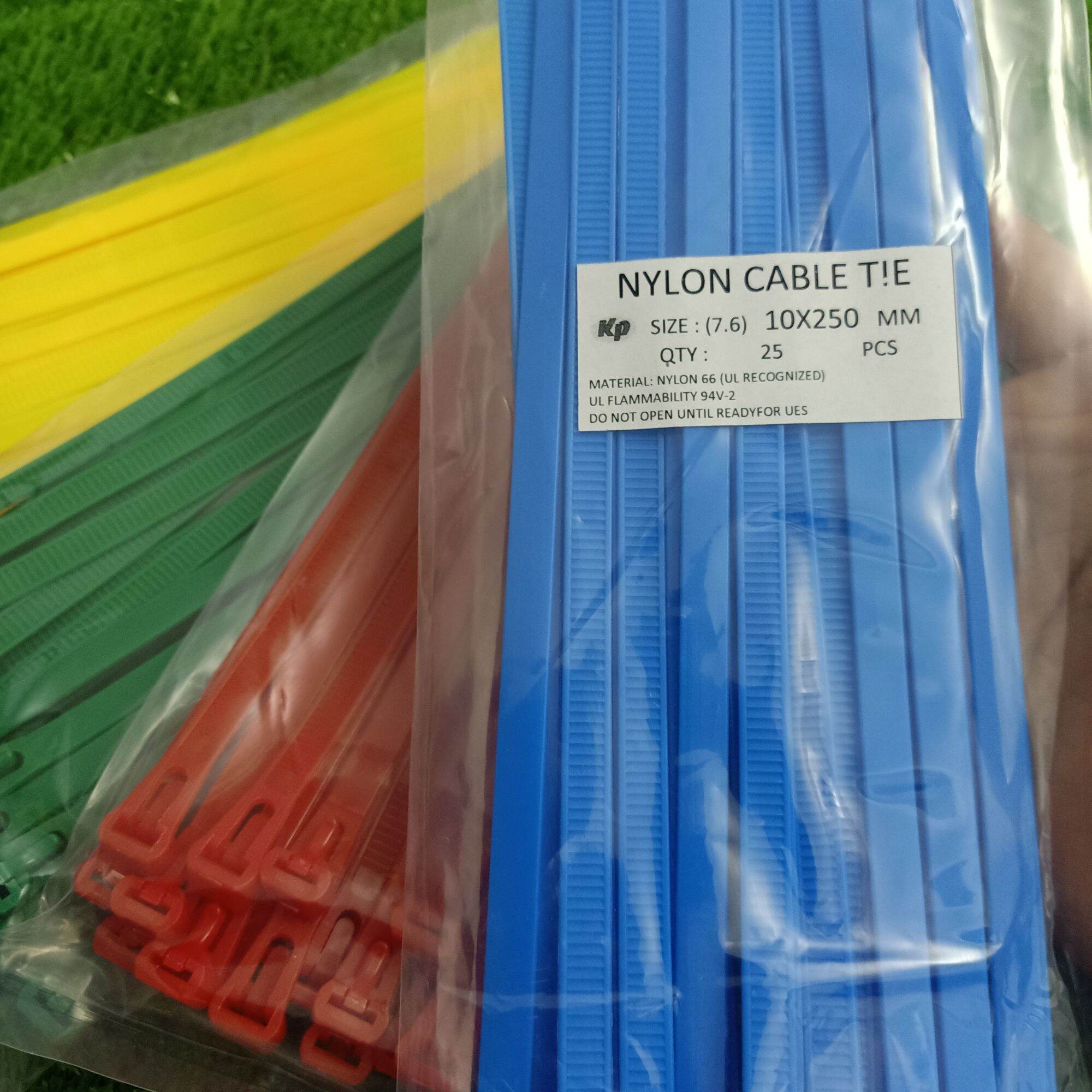 1 Bịch 25 sợi dây rút tháo mở dùng được nhiều lần 4 màu 10x250