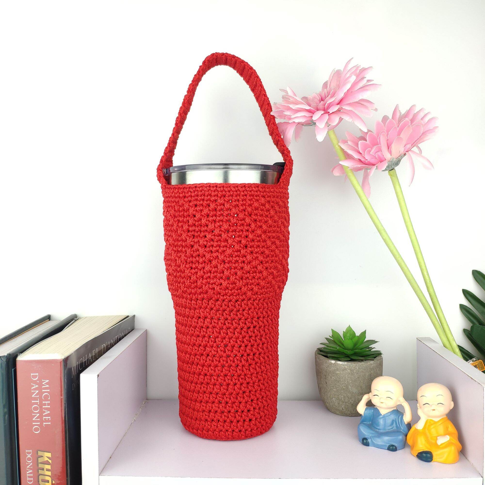 Túi để ly giữ nhiệt handmade