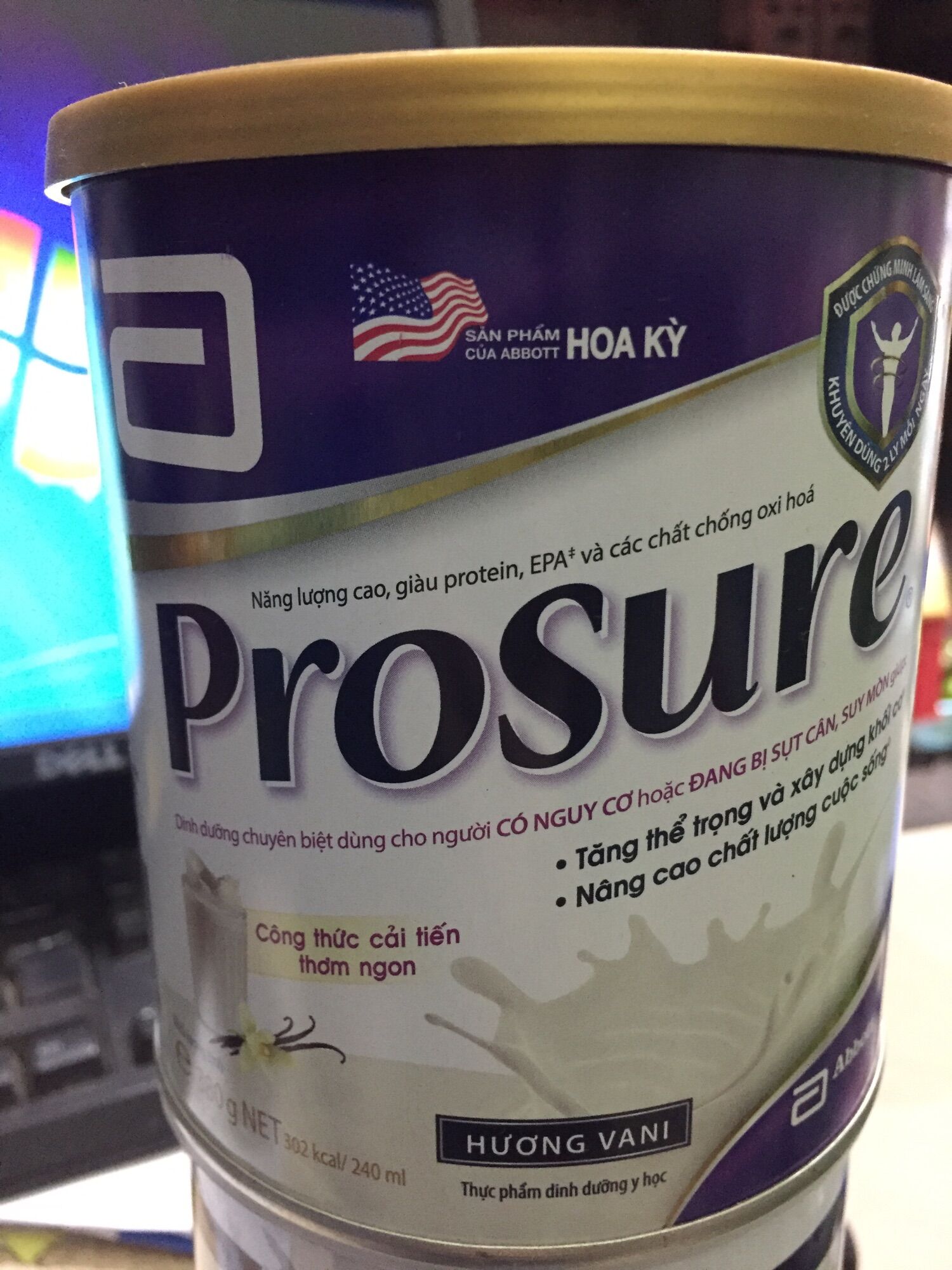 Sữa dành cho người ung thư Prosure 380g