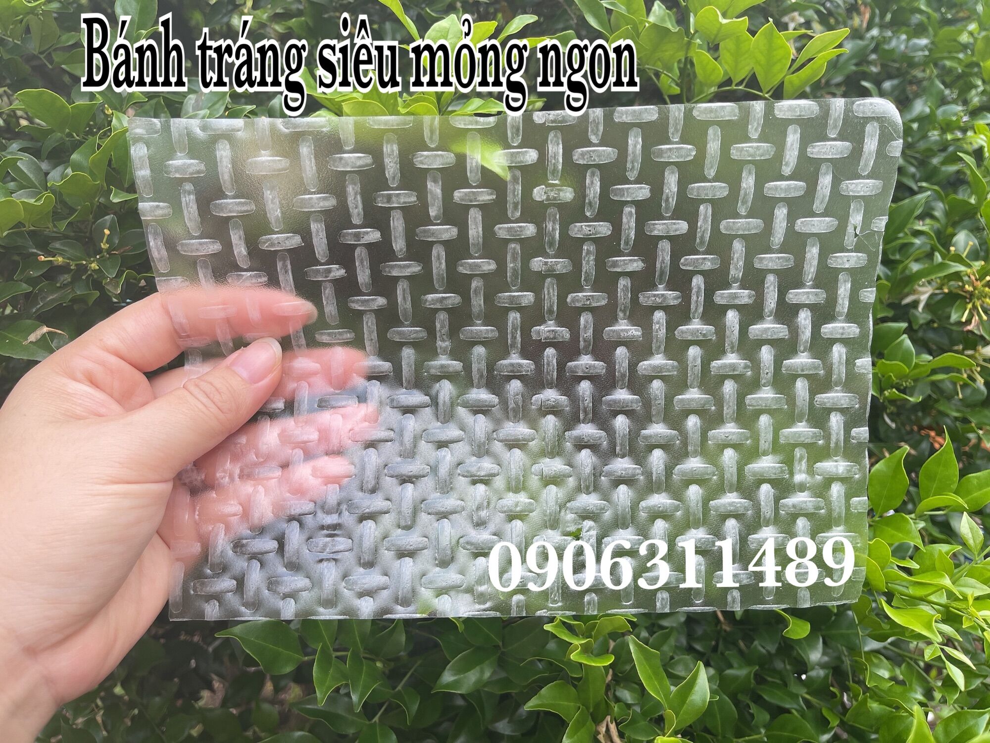 [Đặc Sản]Bánh Tráng Vuông Siêu Mỏng Củ Chi(1ky)
