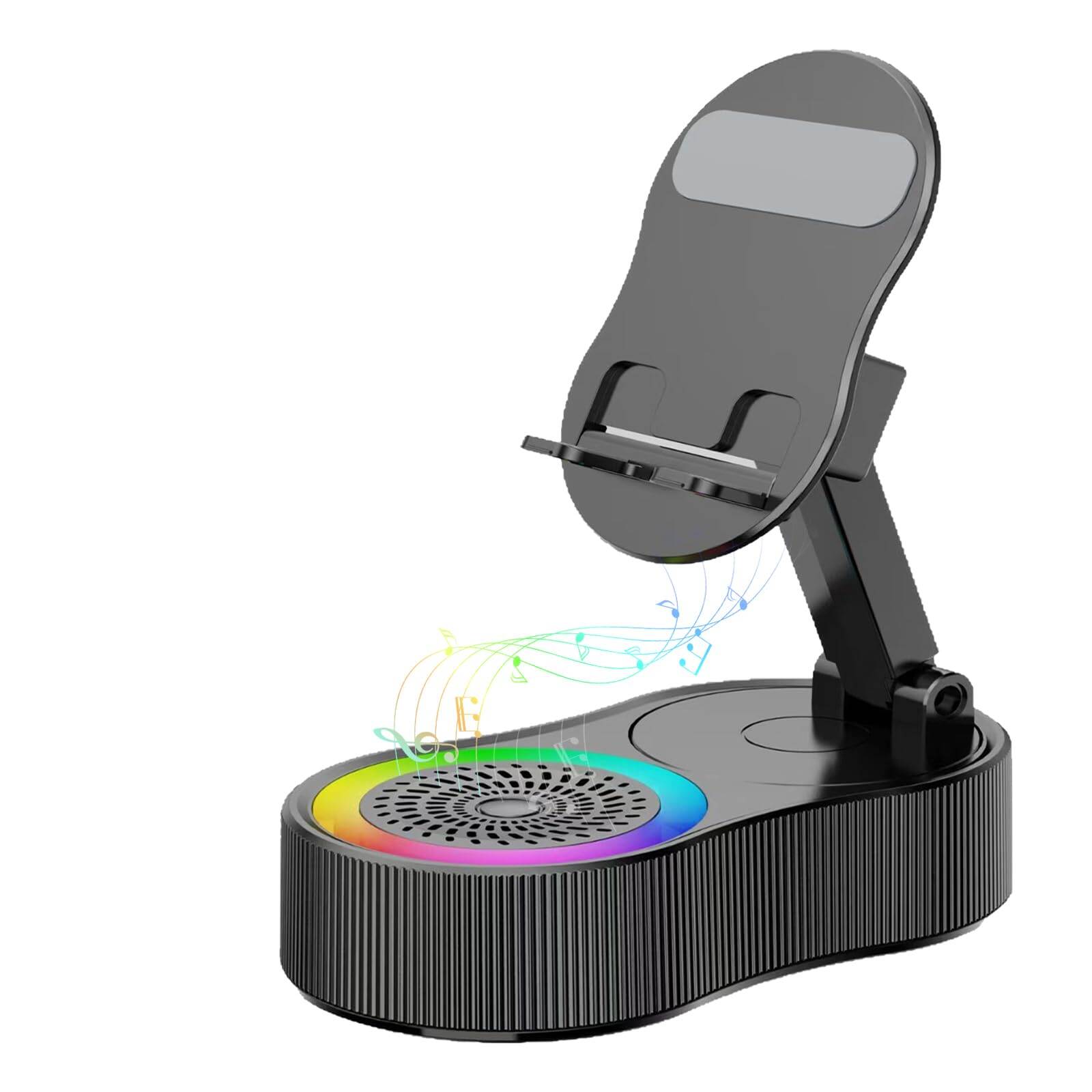 Loa Bluetooth Di Động Cảm Ứng Thông Minh Tích Hợp Đèn RGB Điều Chỉnh Được, Giá Đỡ Điện Thoại, Sạc Không Dây, Dùng Cho Gia Đình Giá  279,300 Đồng*Miễn phí vận chuyển