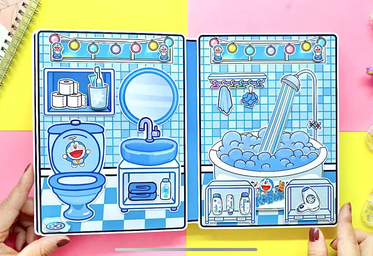 Ngôi nhà Doraemon của TocaBoca - Búp bê giấy Tocalifeworld