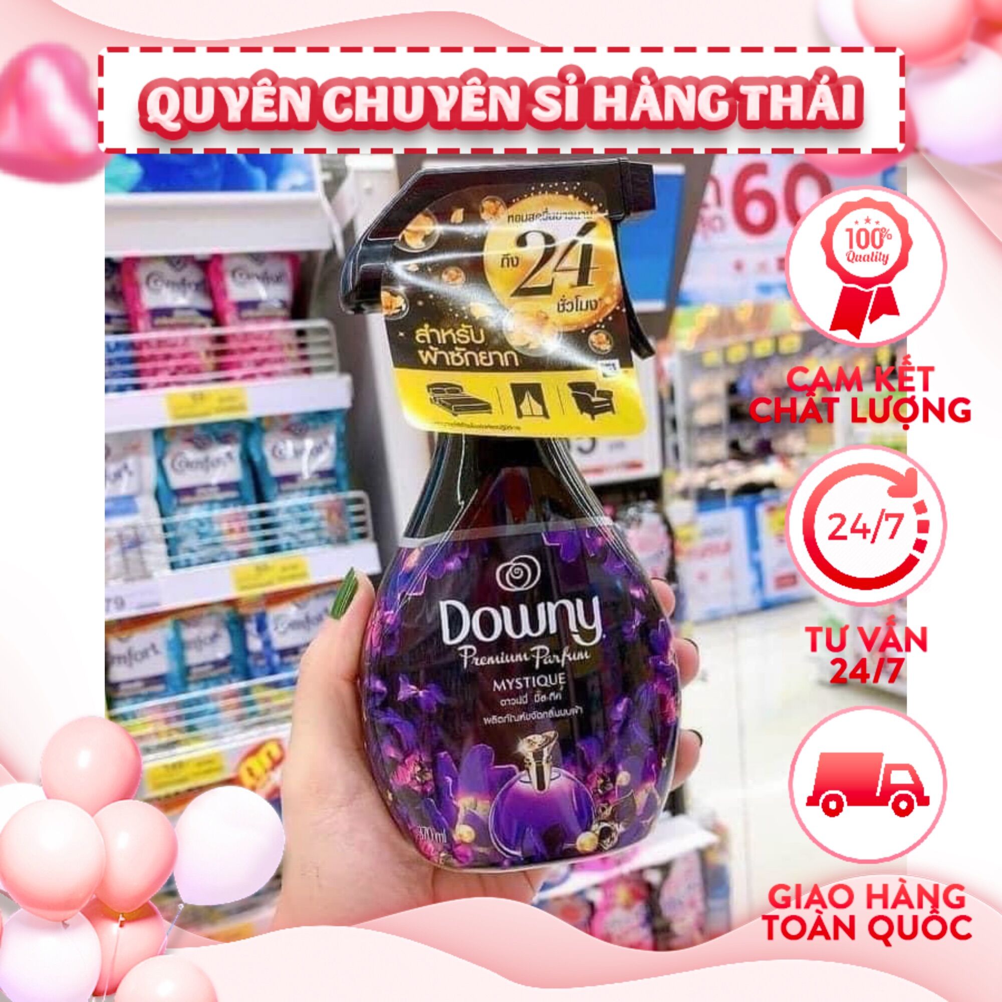 Chai xịt thơm quần áo Downy 370ml thái lan