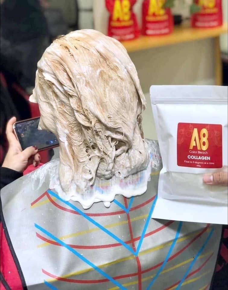 Bột tẩy A8, tẩy tóc k rát da đầu_500gr