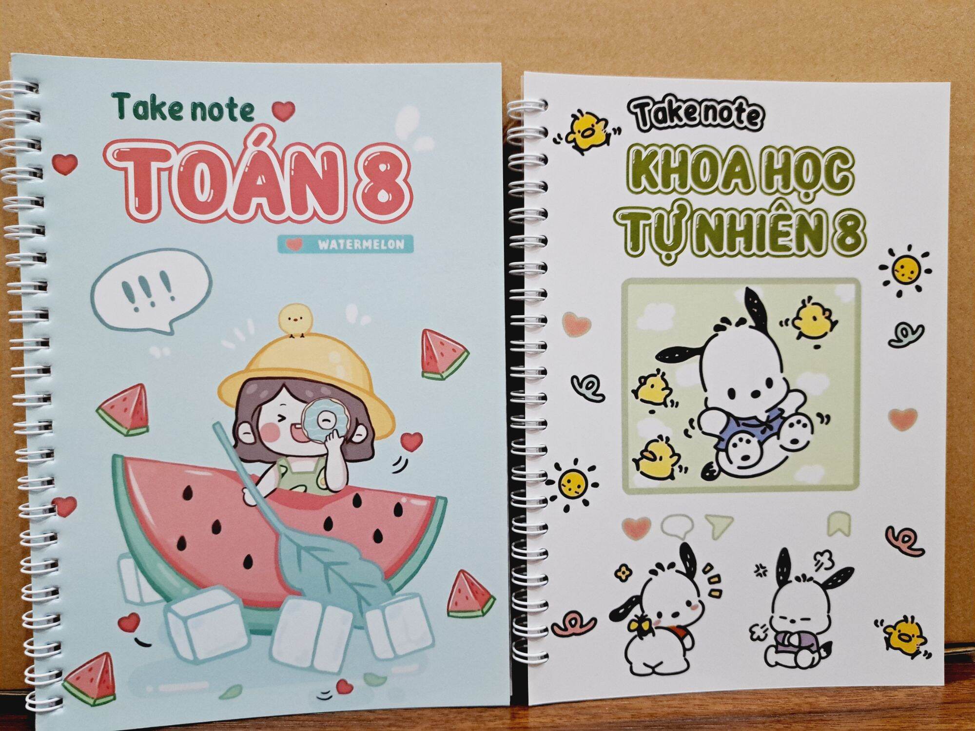Com bo sổ tay takenote toán 8 + khoa học tự nhiên 8 bản a5)