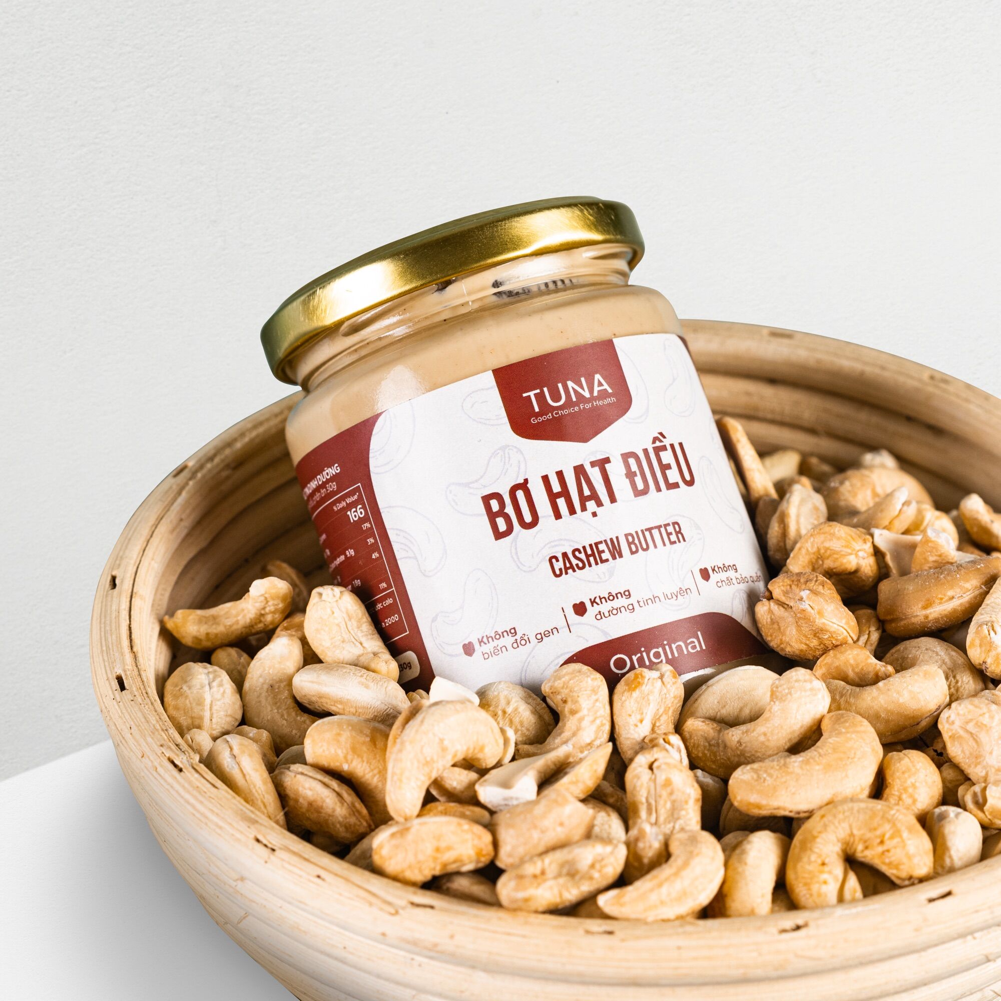 Combo 3 hũ bơ  : đậu phộng, hạnh nhân, hạt điều