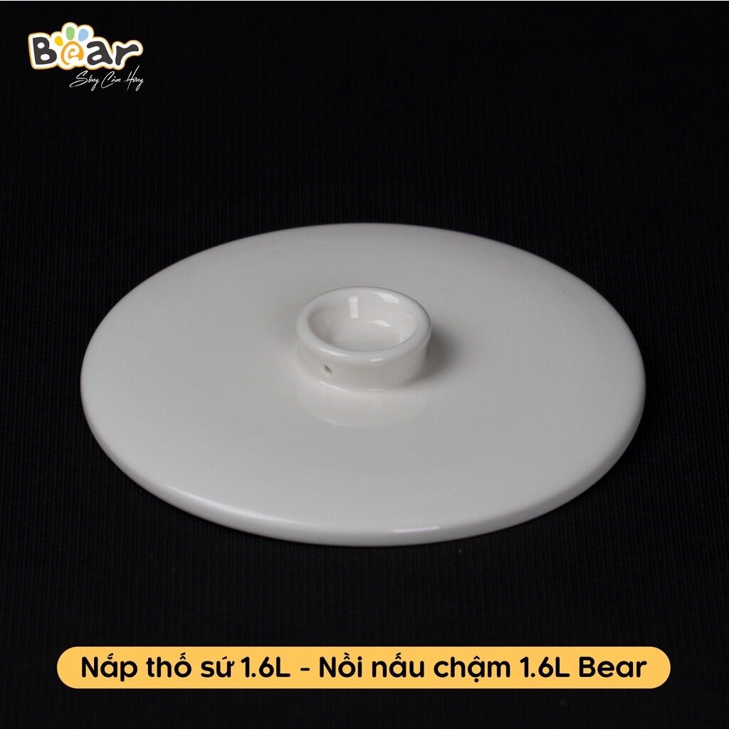 Thố sứ nồi Bear 1 6L nồi nấu cháo chậm Bear