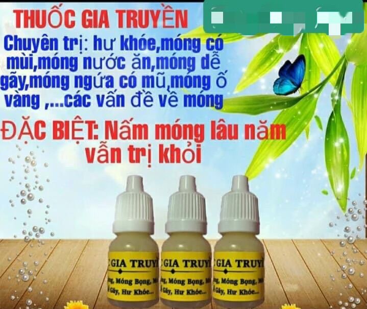 Dung dịch đánh bay nấm móng _ nấm móng