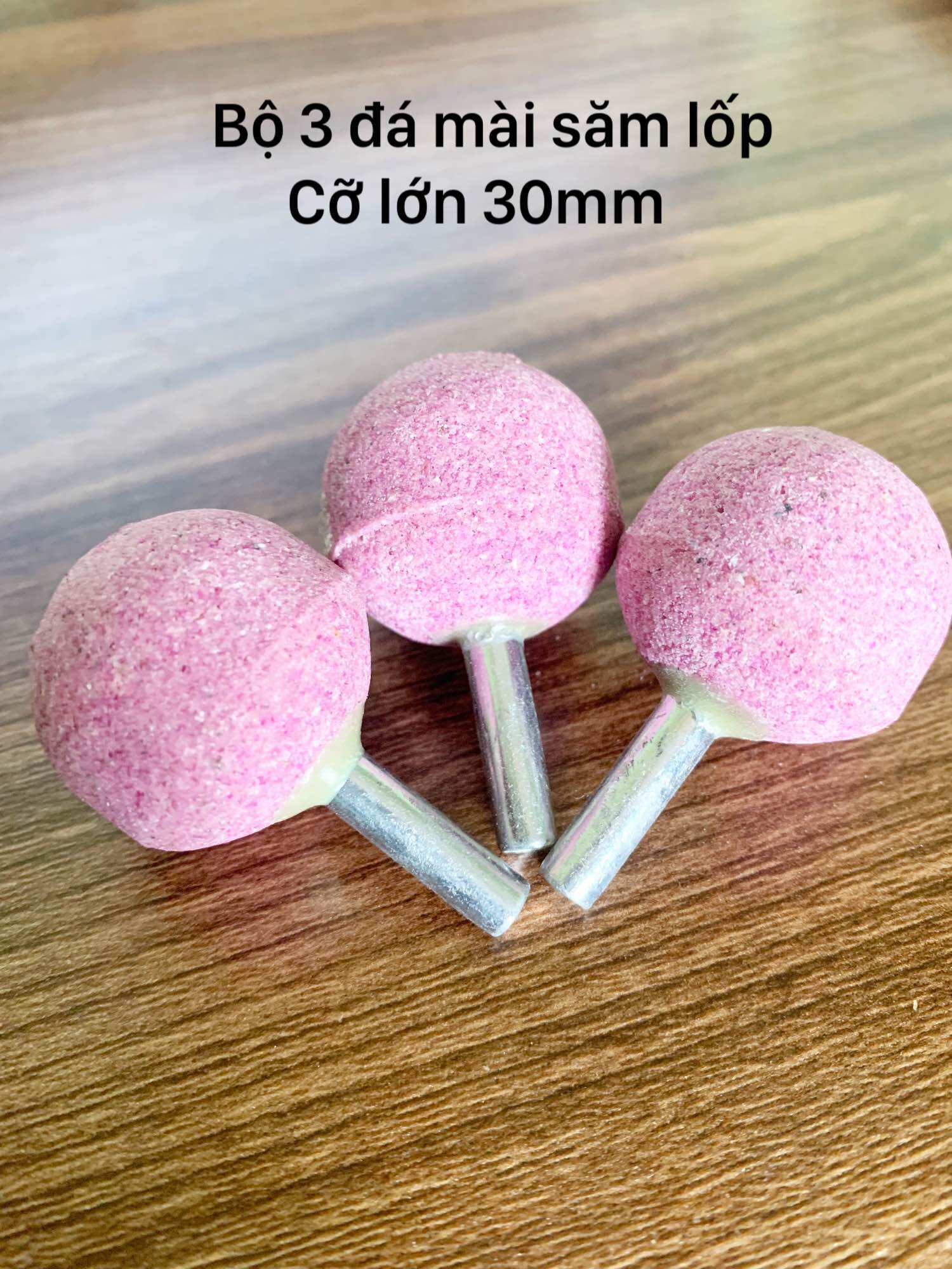 Bộ 3 đá mài săm lốp sezi lớn 30mm
