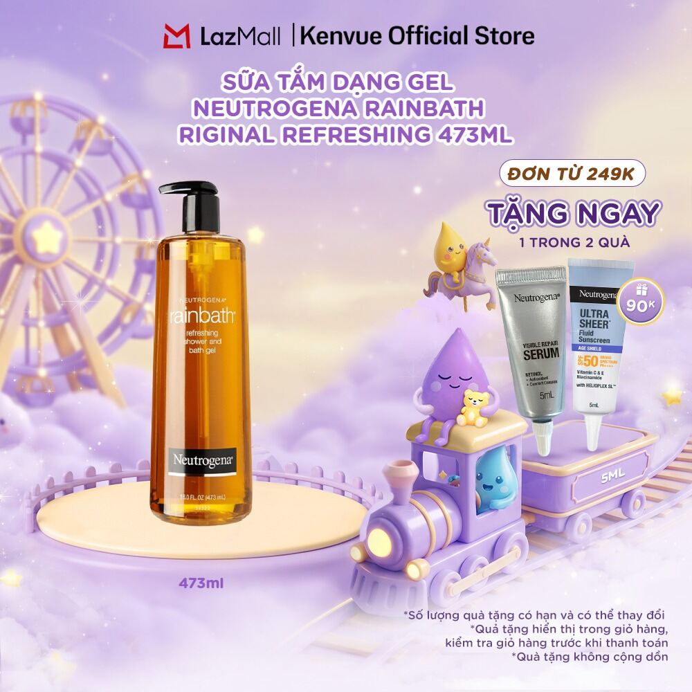 Sữa tắm dạng gel Neutrogena Rainbath Original Refreshing 473ml