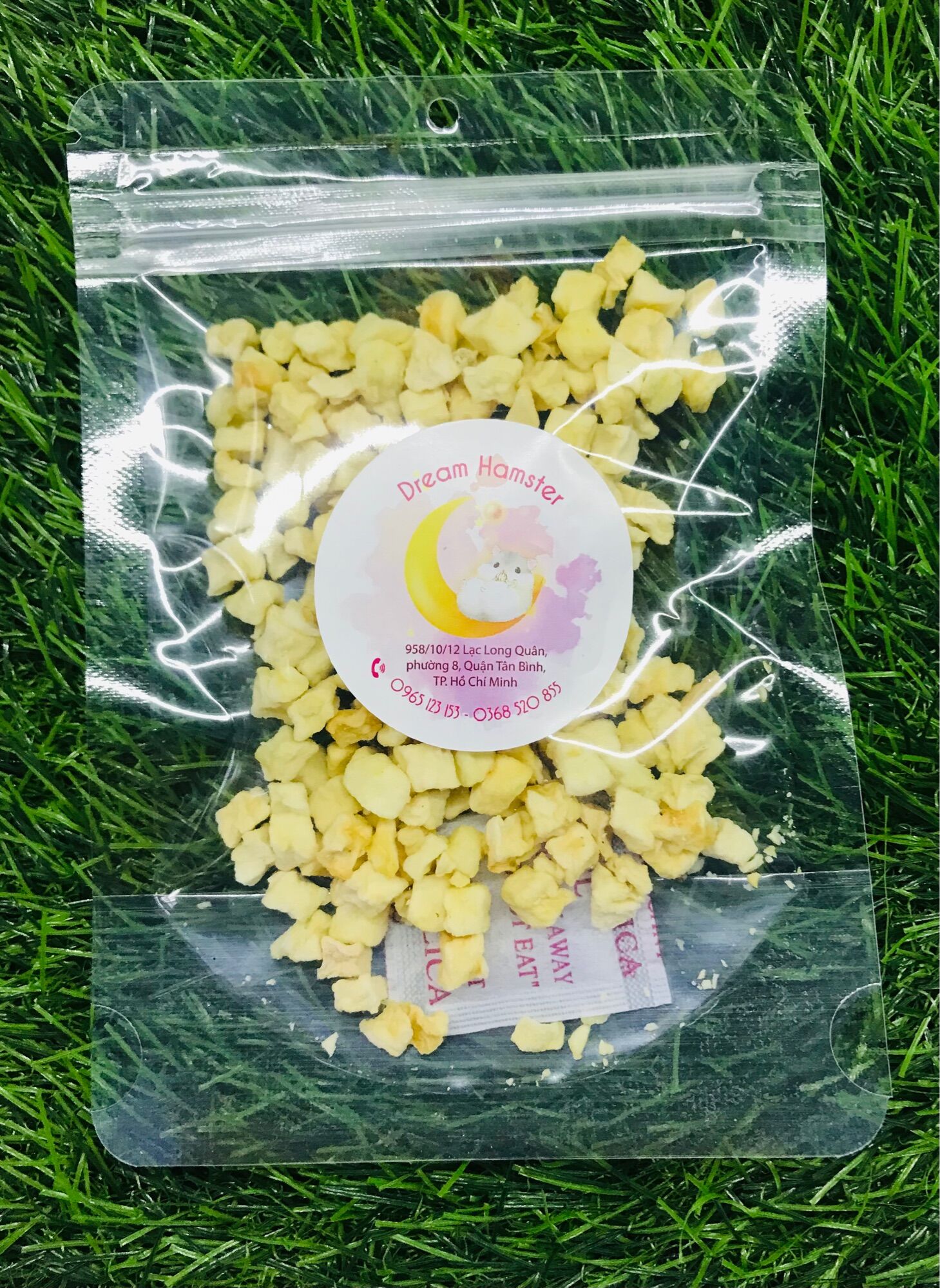 Táo sấy cho hamster (túi 20gr)
