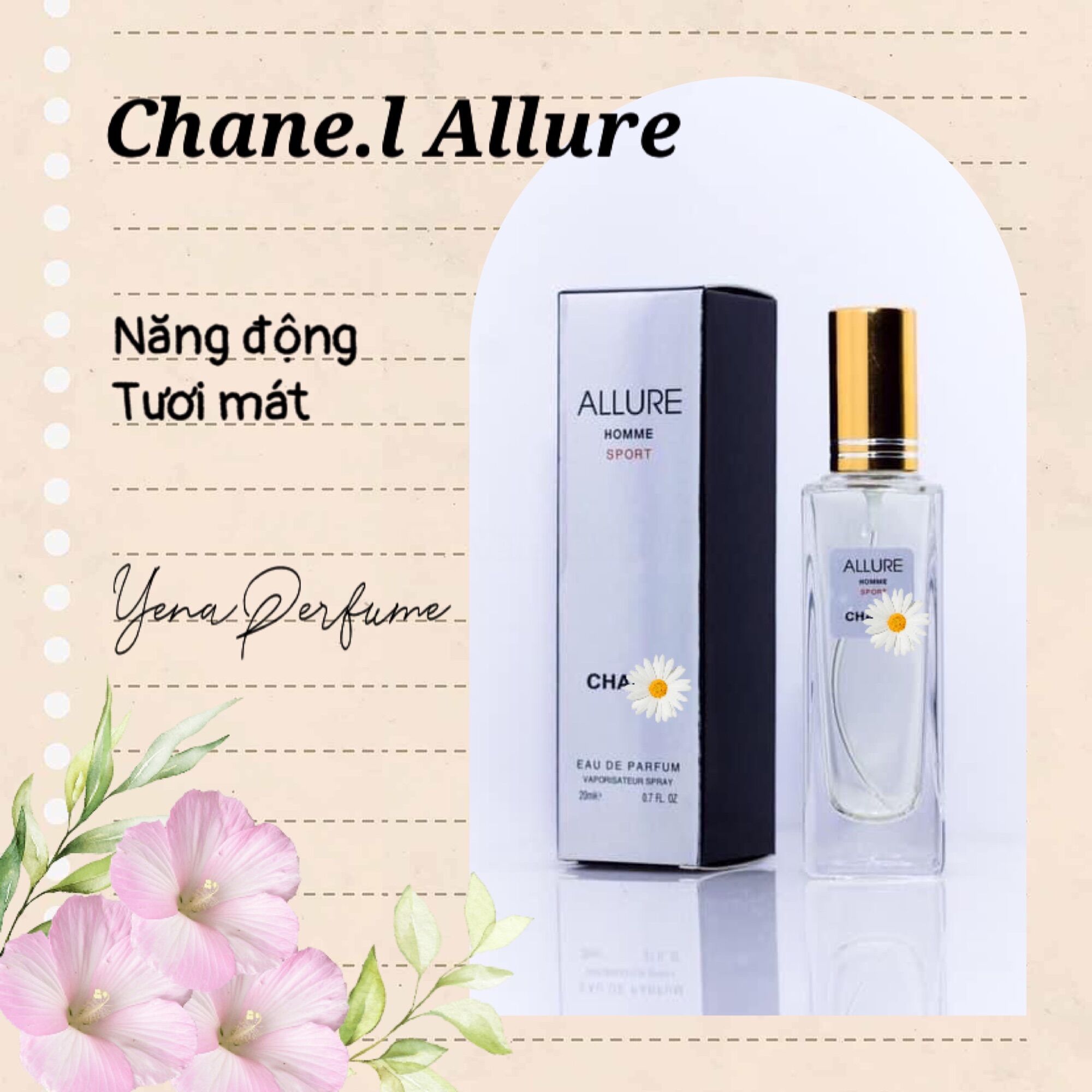 Nước hoa nam Allure home sport 20ml