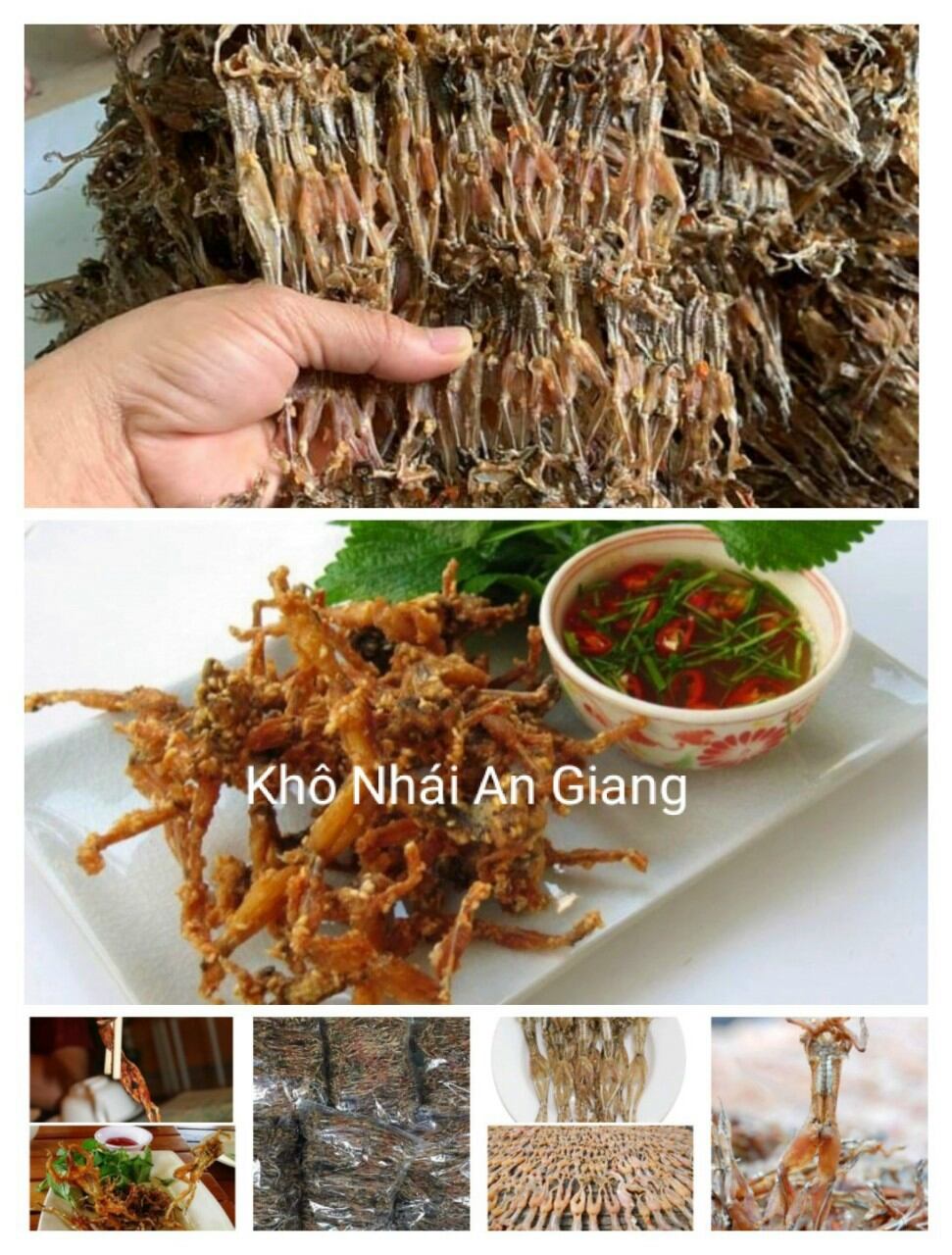Khô Nhái Trung ( con lớn) -  Túi 1kg