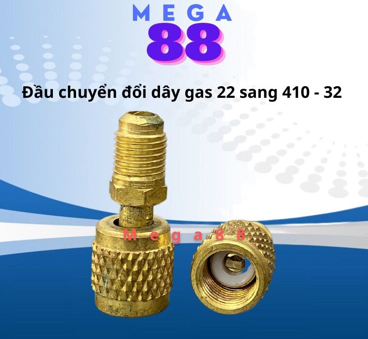 Đầu nạp gas lạnh r410a, r32 - đầu chuyển nạp ga điều hoà r410a, r32