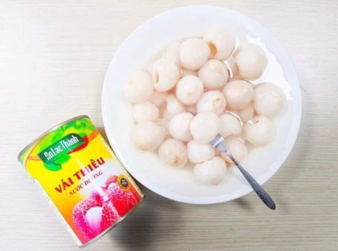 Vải thiều đóng hộp An Lạc Thành 565g