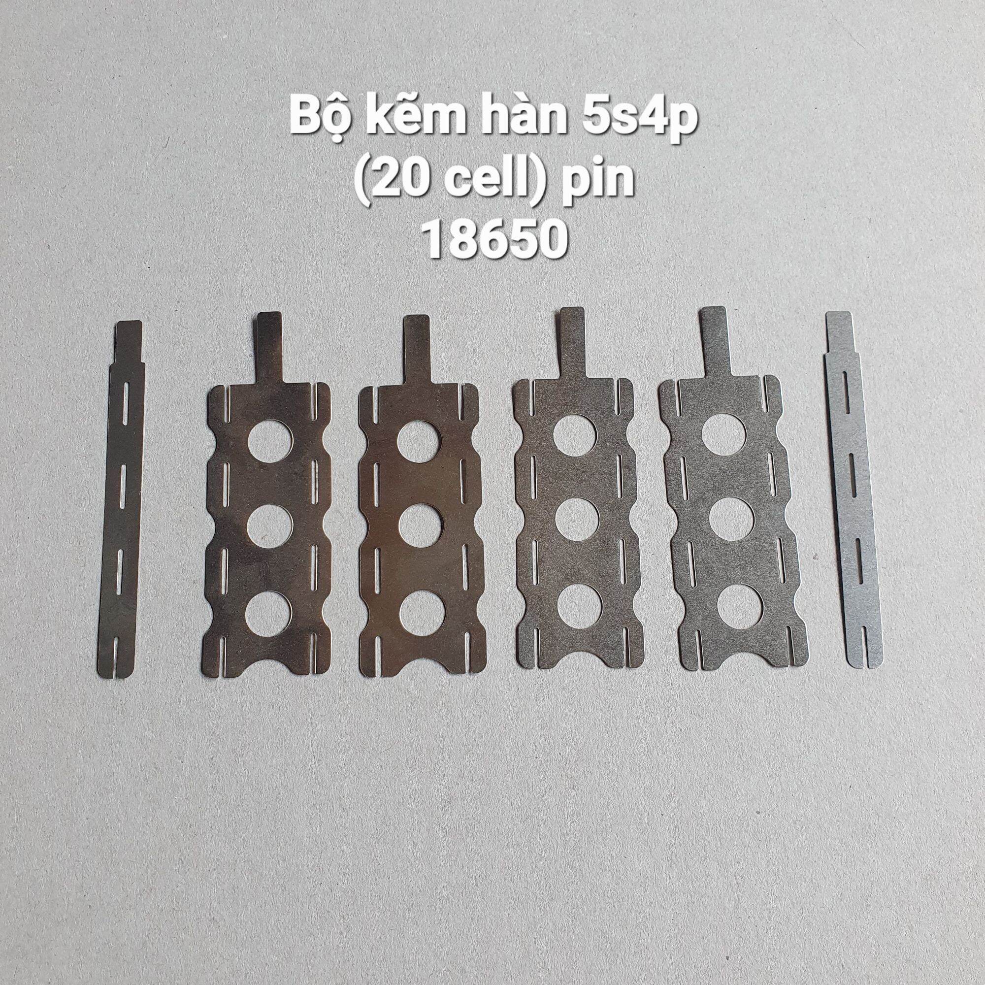 Kẽm hàn cell pin 20 cell - bộ 06 miếng kẽm