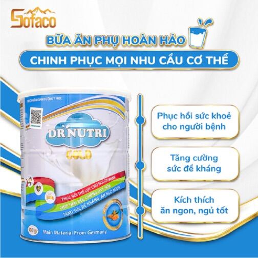 Sữa bột Dr. Nutri Canxi Organic 900gr