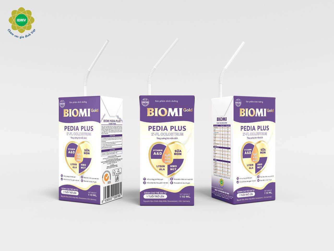Sữa bột pha sẳn biomi pedia plus 110ml
