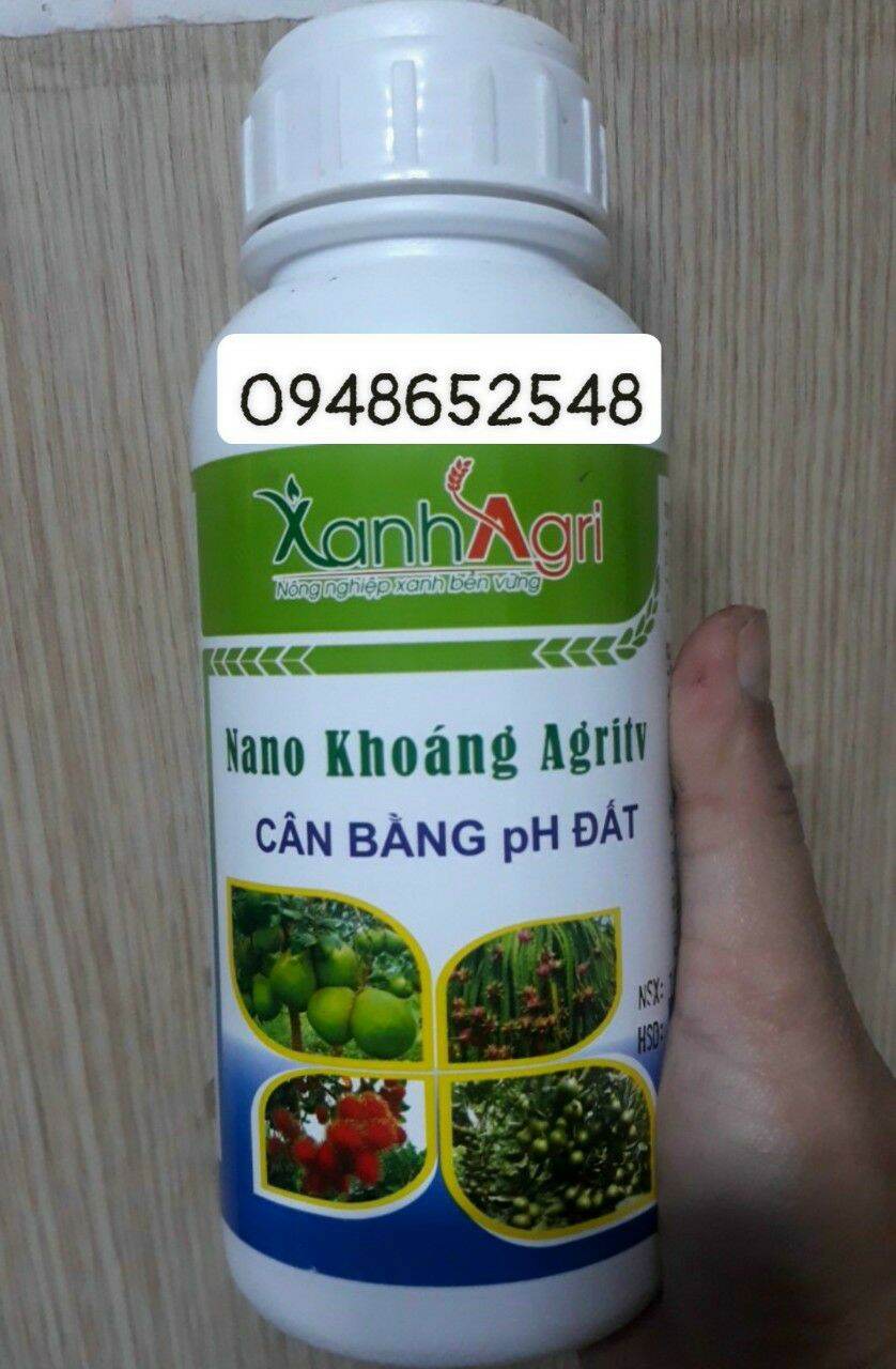 Nano khoáng canxi nâng pH cho đất chai 500ml