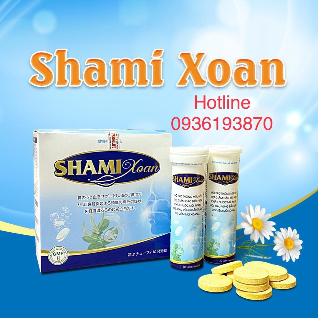 Shami Xoan 👍 [Chính Hãng] ❤️ Sami Xoan Khắc Tinh Viêm Mũi Xoang