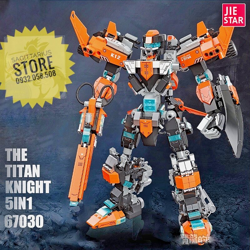 Logo jiestar 67030 lắp ráp robot chiến binh - the titan ight
