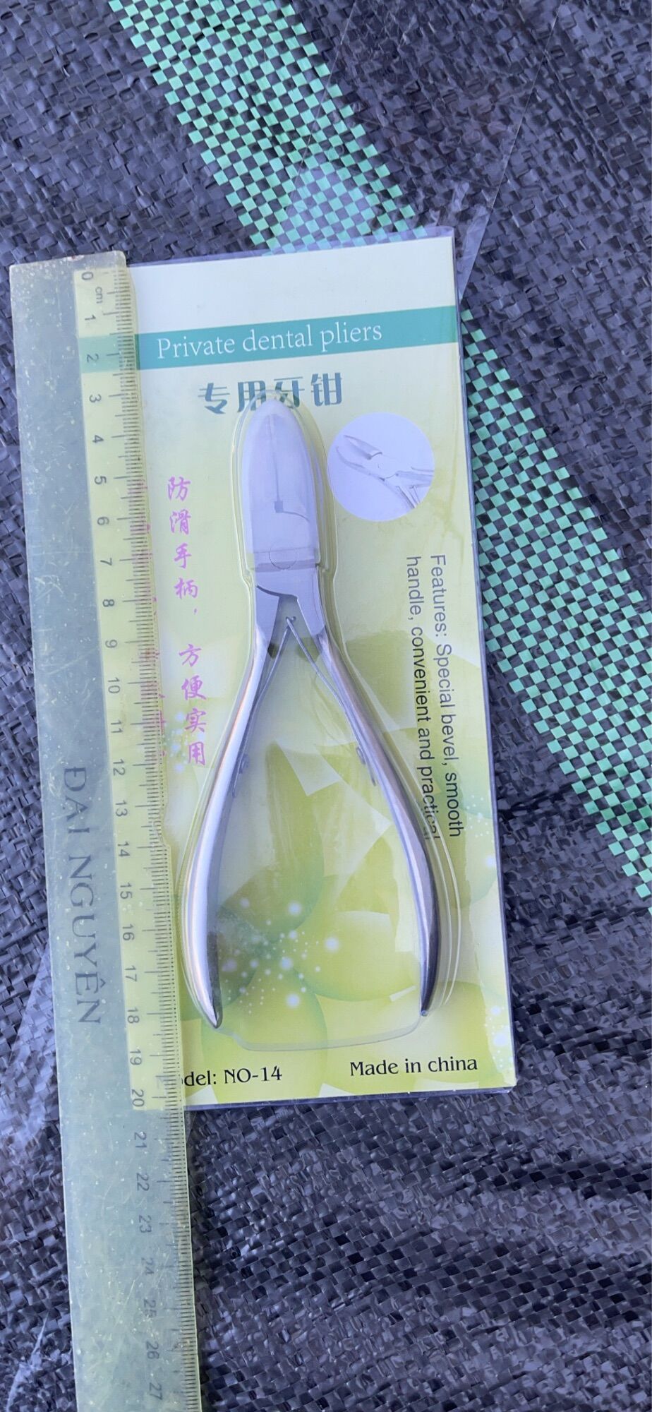 Kìm bấm răng nanh heo - kìm bấm răng heo loại to inox cao cấp
