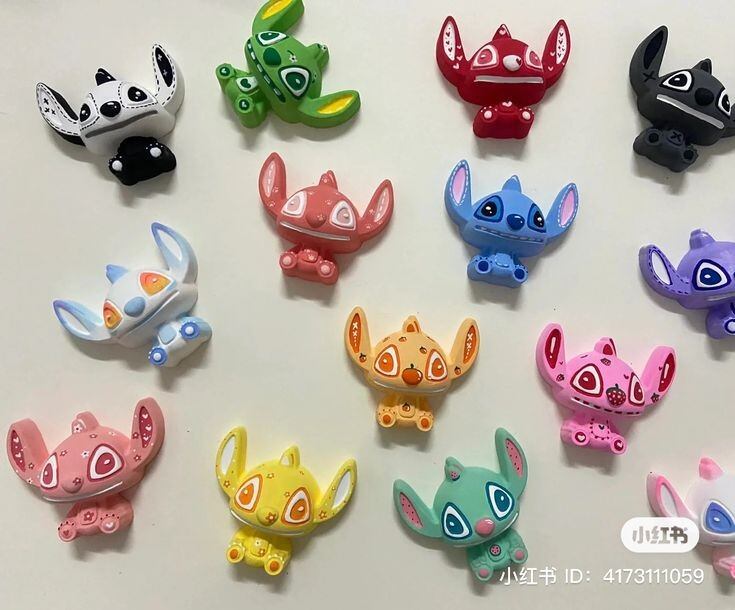 Combo 10c tượng mini 2d - kèm màu cọ ( mix k trùng mẫu )