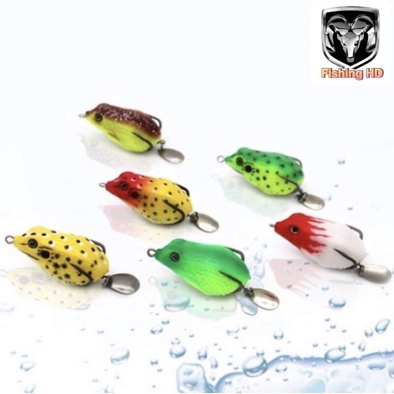 Mồi nhái giả câu lure cá lóc - mồi nhái giả super frog