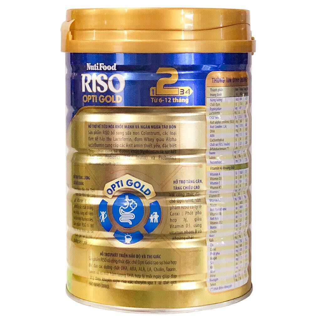 [HCM]Sữa Bột Riso Opti gold 2 850g