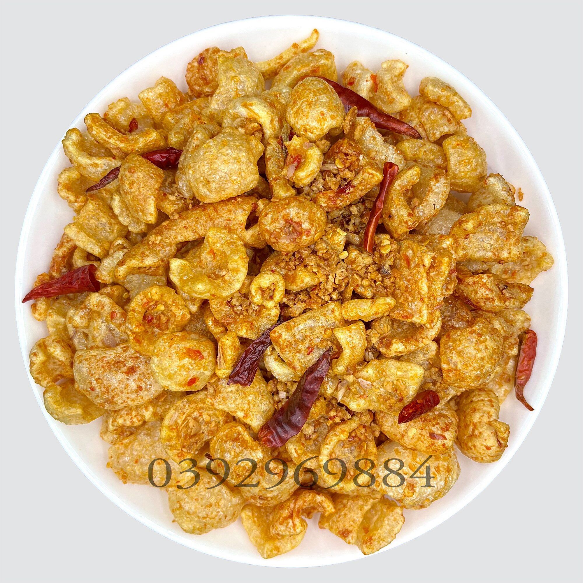 1KG Da heo cháy tỏi giòn rụm thơm ngon - đồ ăn vặt - bánh kẹo - mứt tết