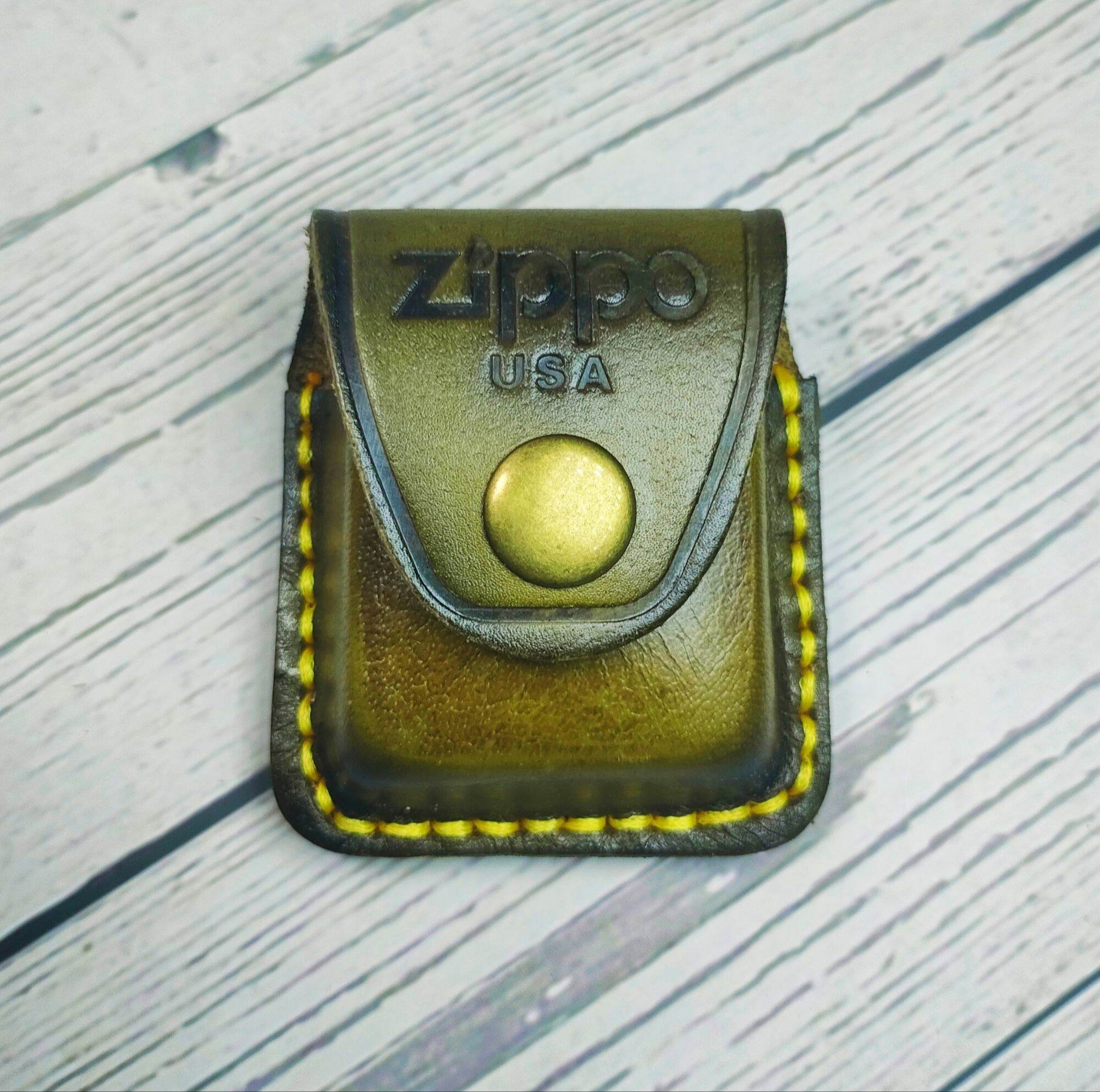 Bao da đựng Zippo, chất liệu da thật cao cấp