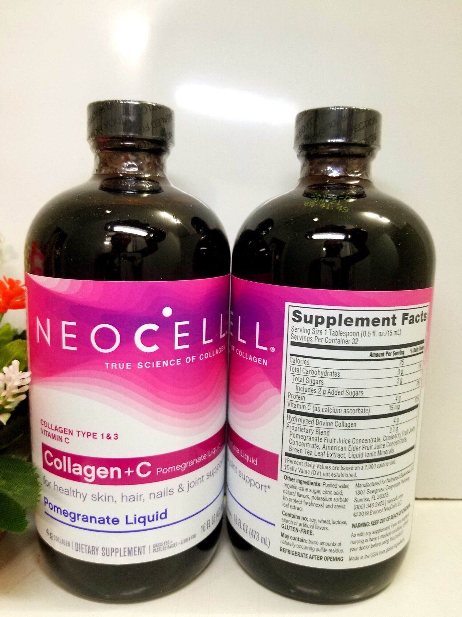 Nước neocell collagen + c pomegranate liquid của mỹ 4000mg 473ml