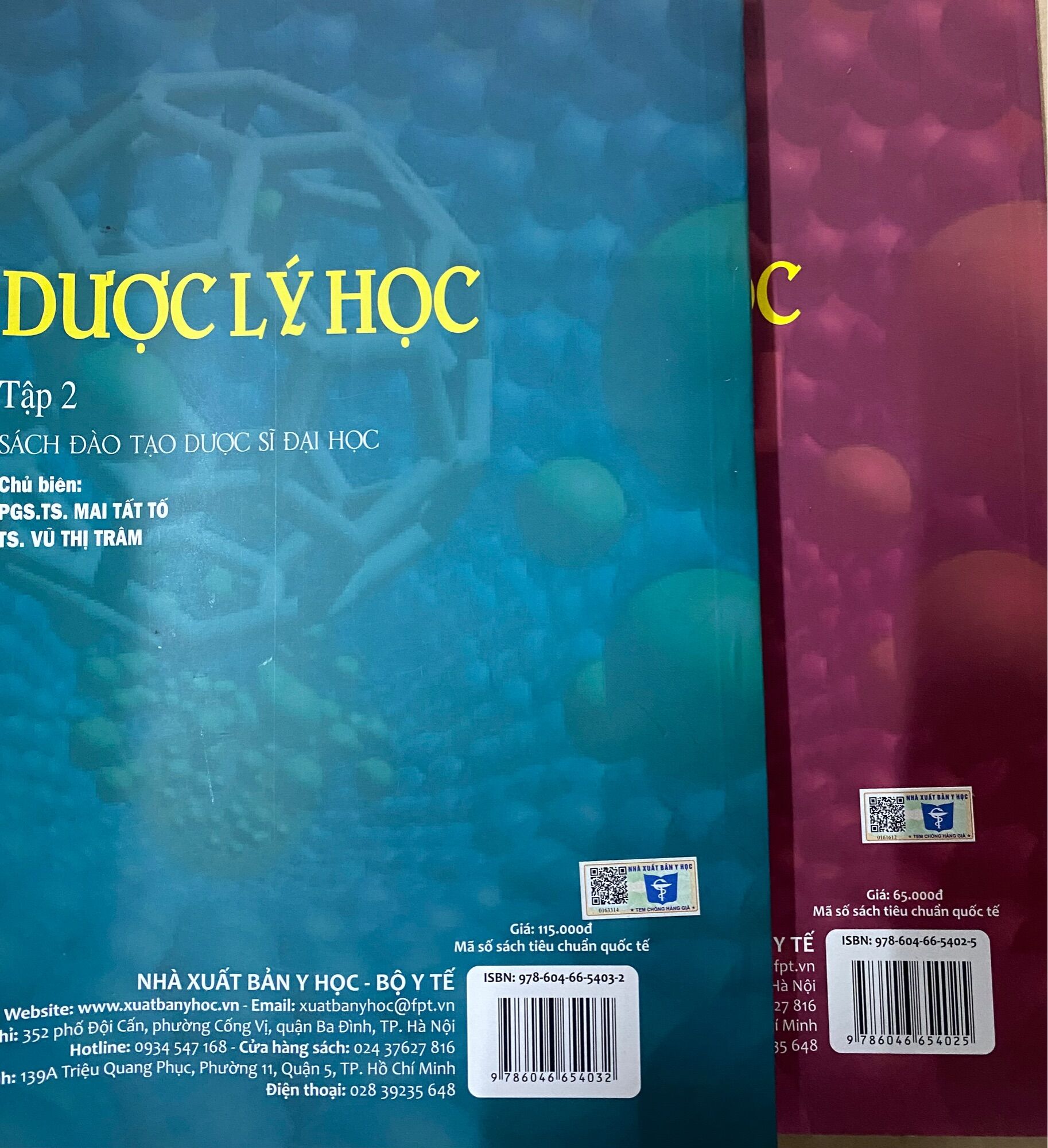 Sách - Dược lý học - Tập 1 + 2 (Sách đào tạo dược sĩ đại học)