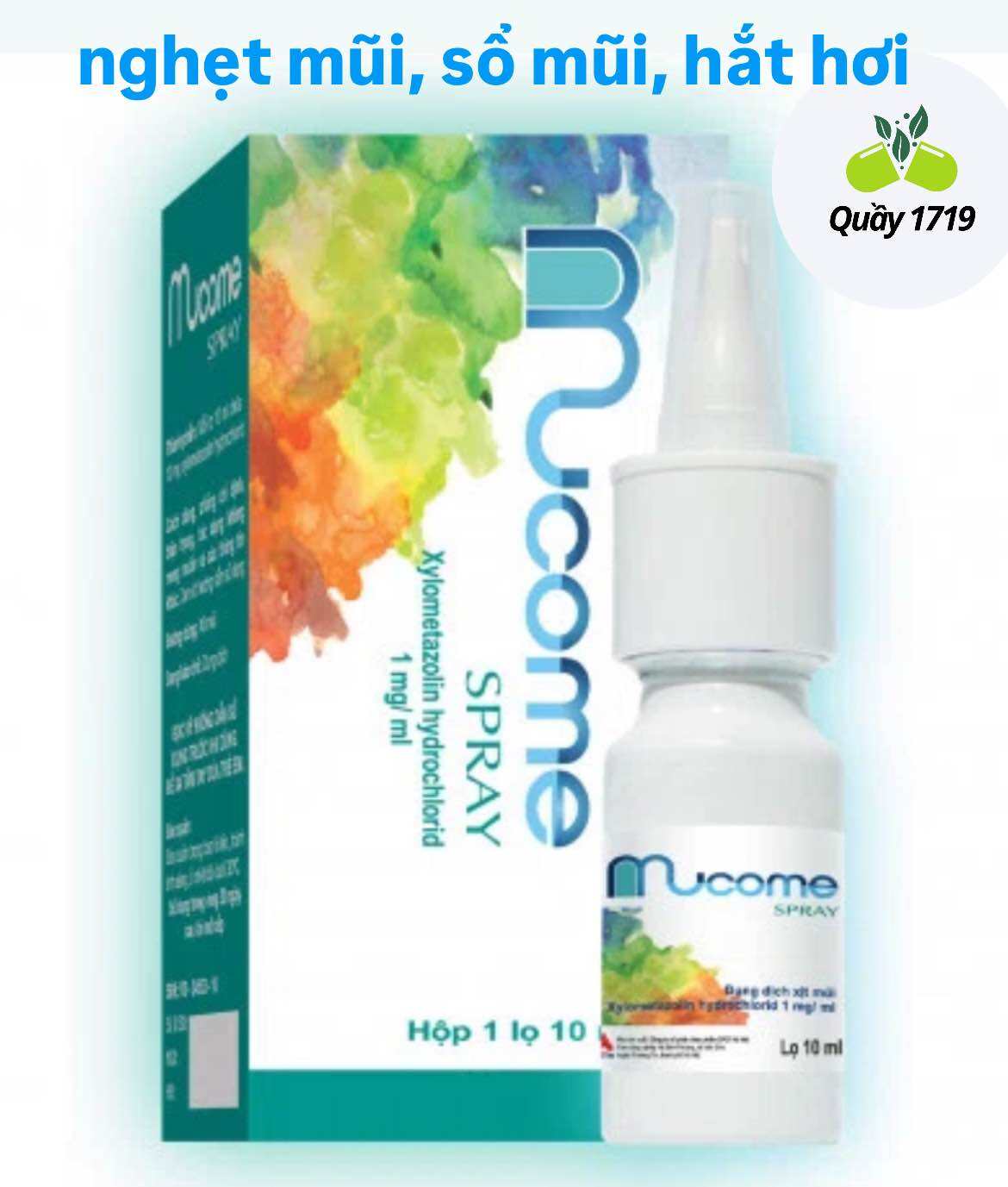 Xịt mũi Mucome 10ml