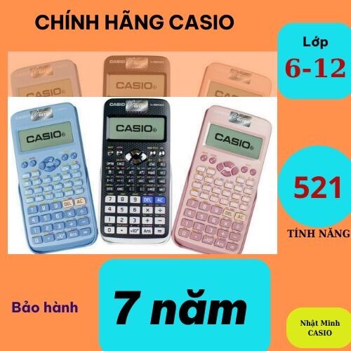 Máy tính cầm tay CASIO FX 580 VNX, máy tính học sinh 580 VNX bảo hành 7 năm, máy tính cầm tay học sinh 580 VNX chính hãng, máy tính học sinh nhiều chức năng tính toán nhanh, máy tính khoa học chính hãng bảo hành 7 năm bằng