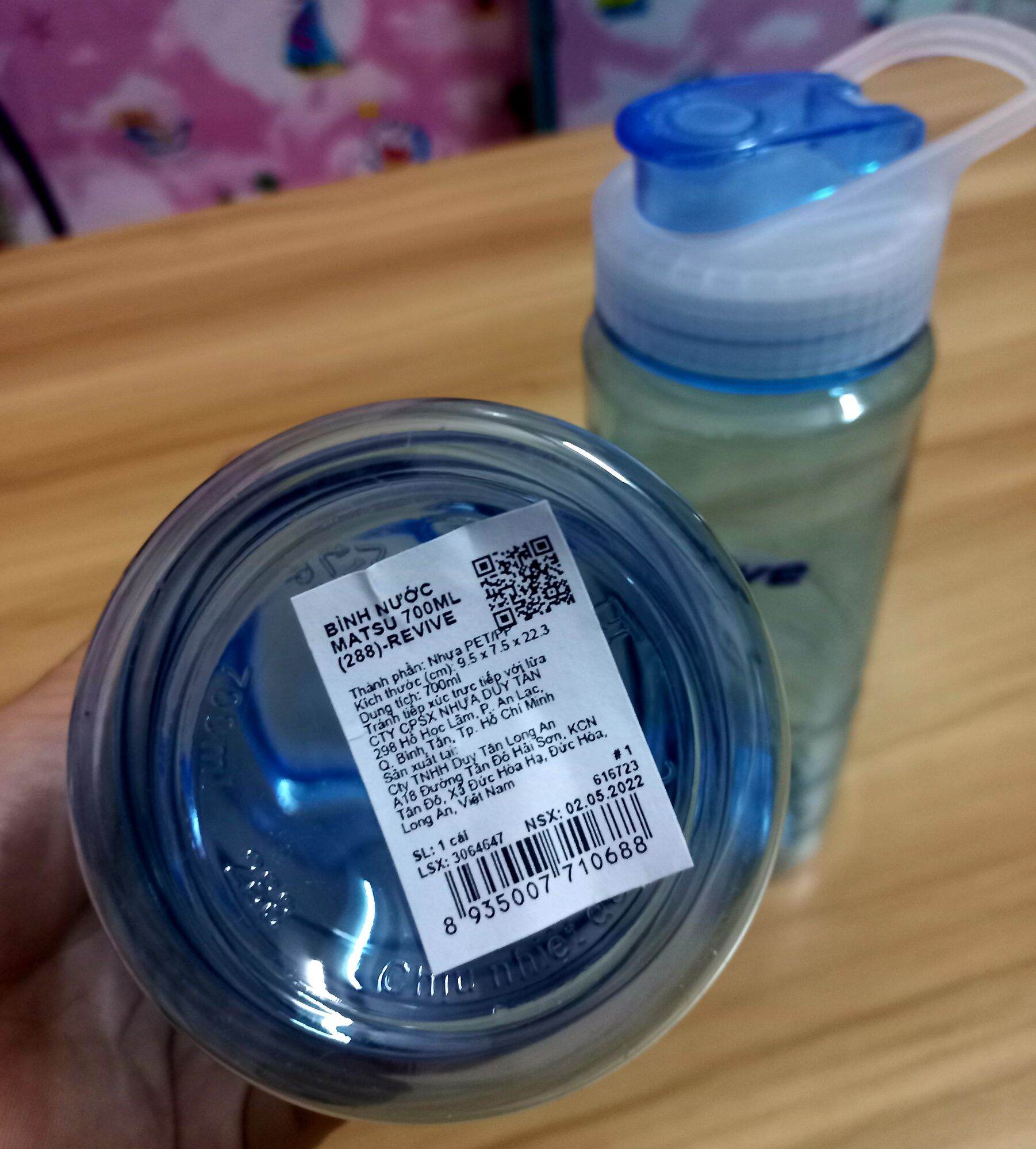 Bình đựng nước Mastu 700ml