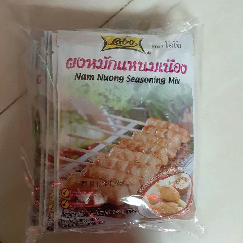 [HCM]10gói Bột gia vị làm nem nướng hiệu Lobo cam kết hàng đúng mô tả chất lượng đảm bảo an toàn đến sức khỏe người sử dụng