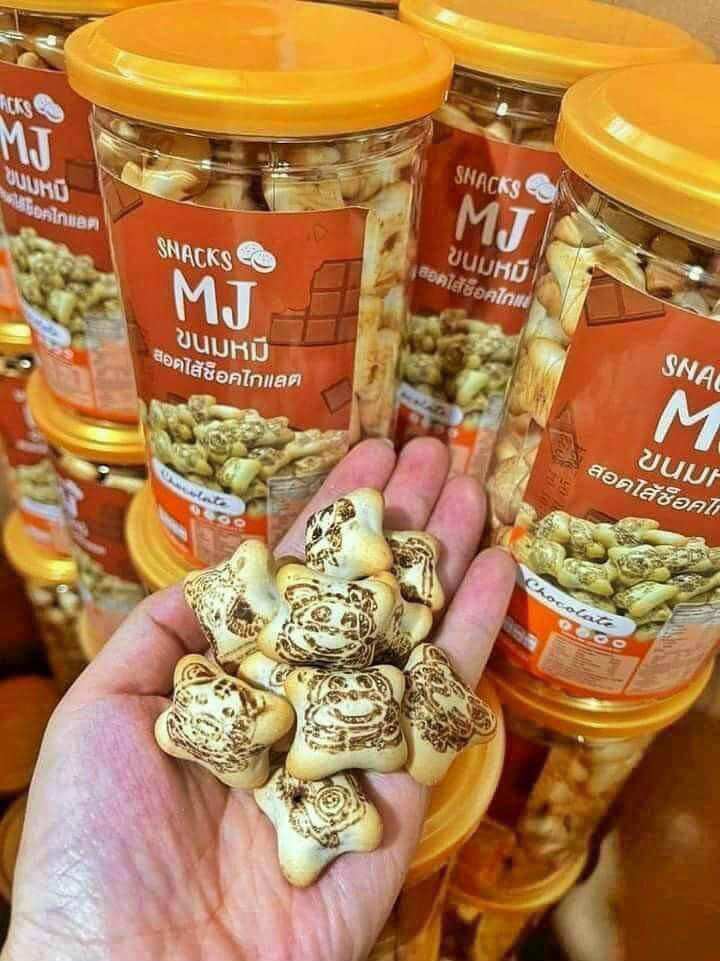 Bánh gấu nhân socola thái lan