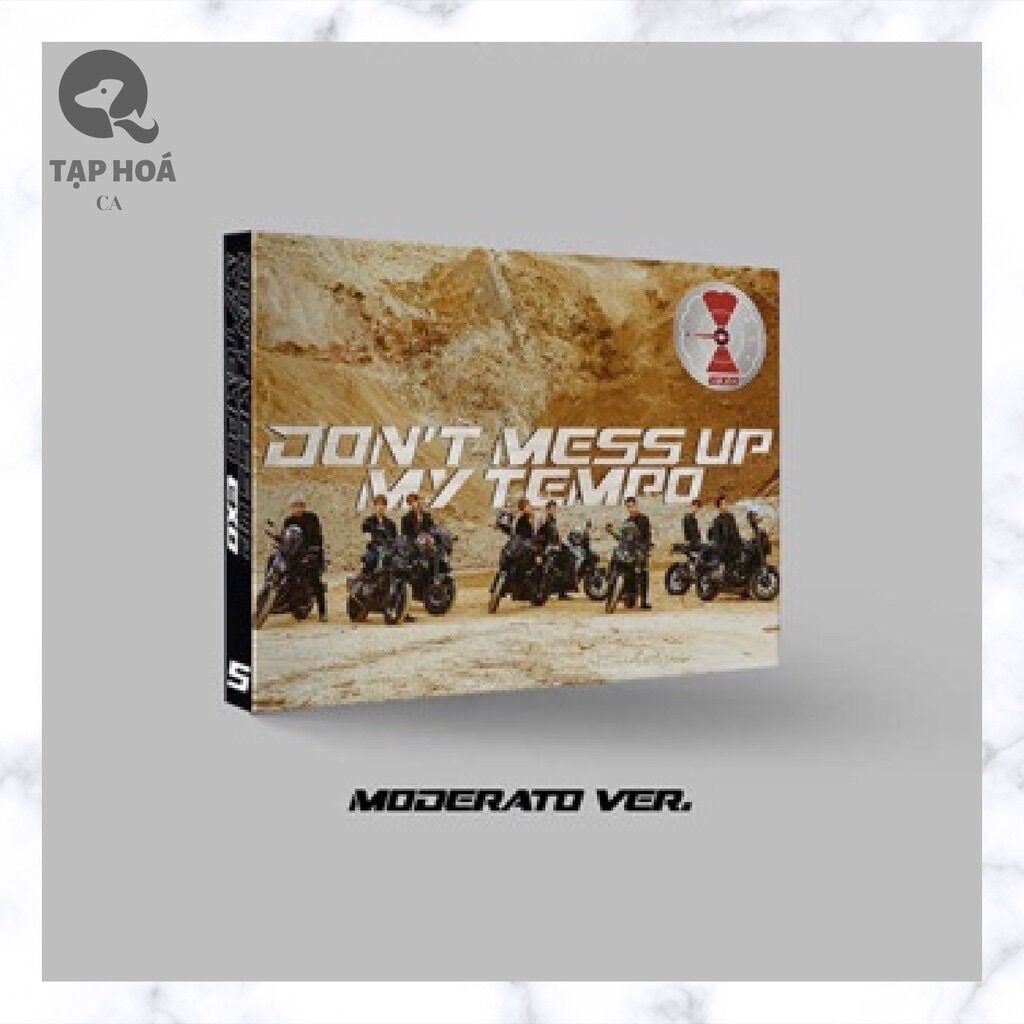 [THANH LÝ-UNSEAL KÈM CARD] Album EXO ‘Don’t Mess Up My Tempo’ 2 Version
