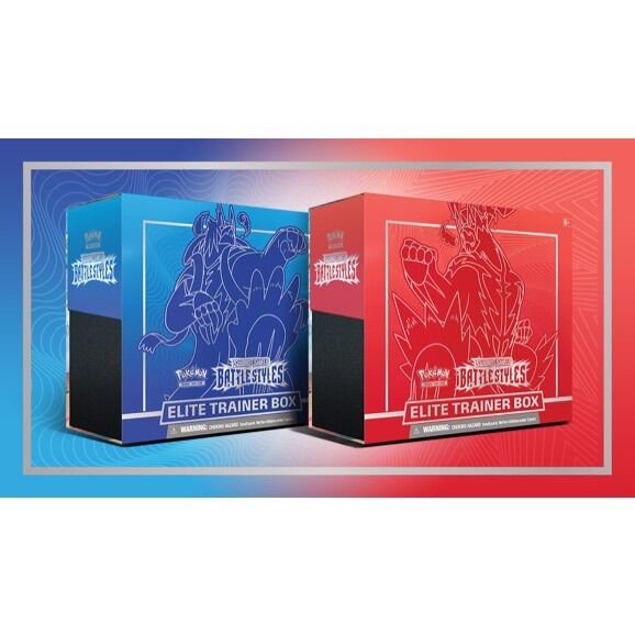 Hộp Thẻ Pokemon TCG Elite Trainer Box Sword & Shield Battle Styles