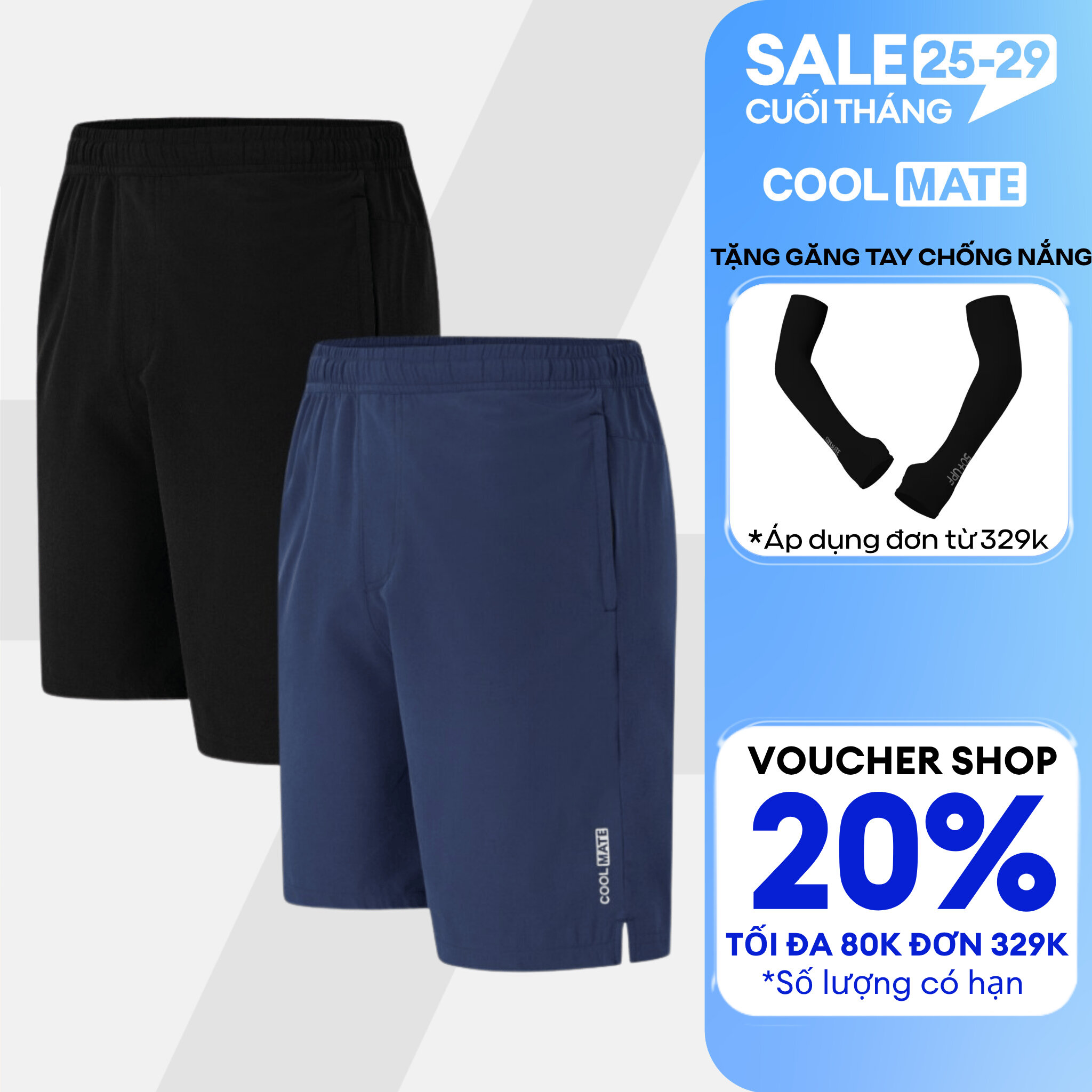 [TẶNG QUÀ ĐƠN TỪ 329K]Combo 2 quần đùi thể thao nam Max Ultra Short V2, Quần đa năng thiết kế xẻ tà tập Gym , Pickleball, chạy bộ thoải mái, thấm hút, nhanh khô Coolmate