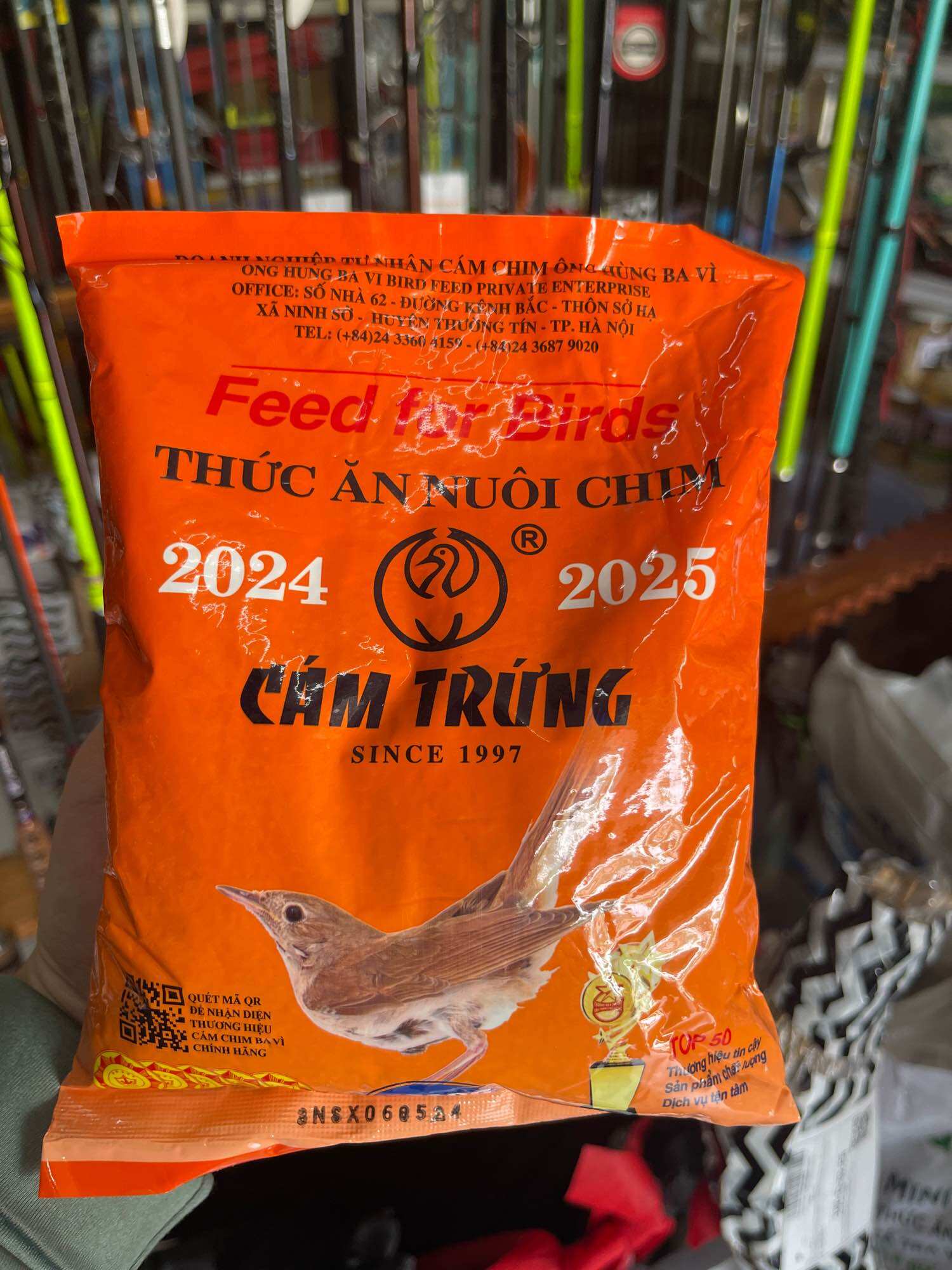 Cám trứng gói 500g thức ăn nuôi chim cảnh