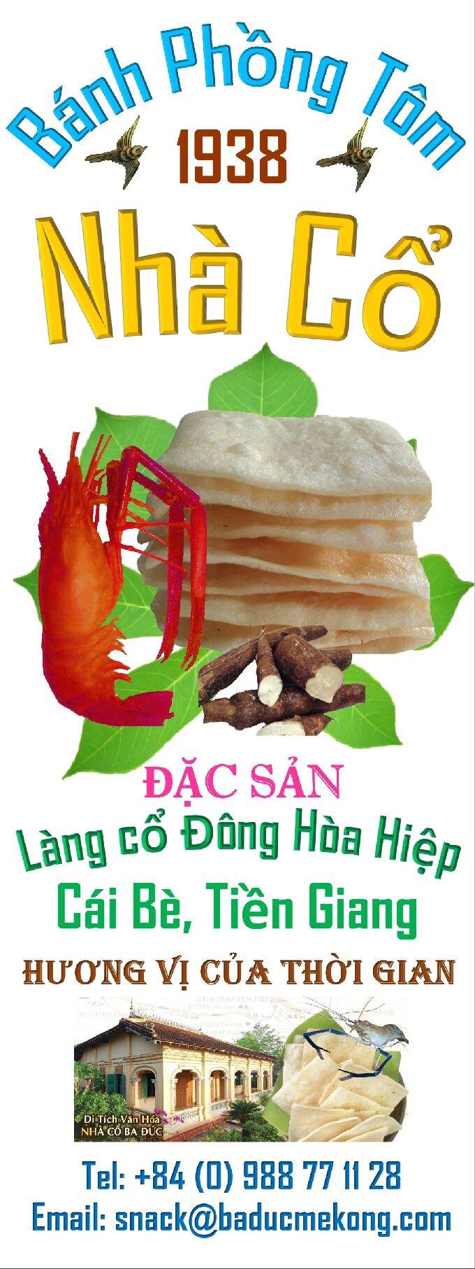 Bánh Phồng Tôm Nhà Cổ 250g