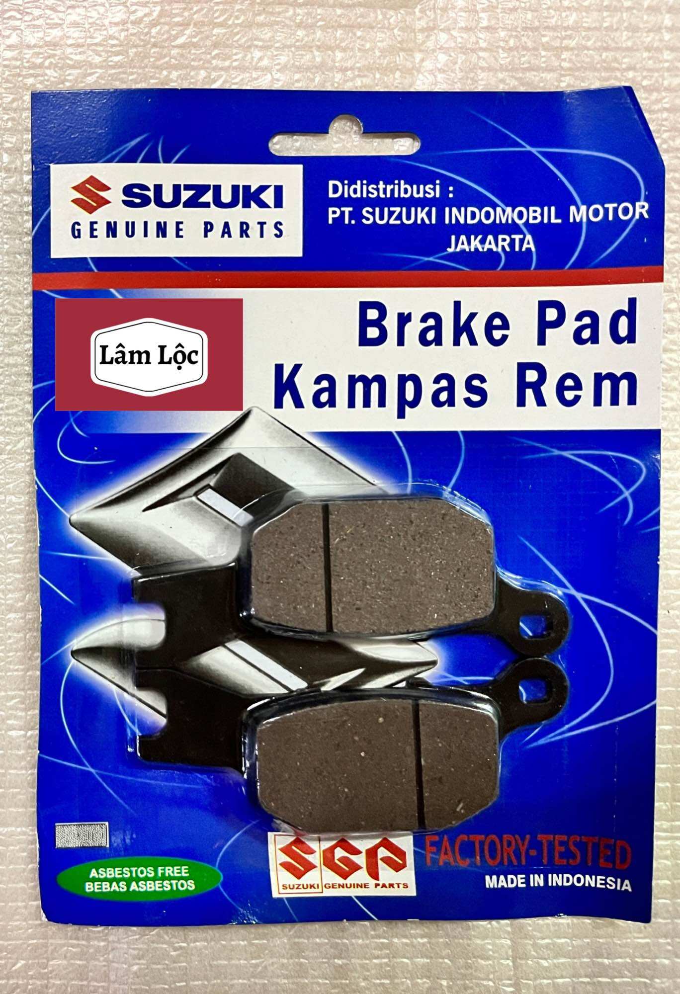 [HCM]Bố thắng (má phanh) trước và sau Satria Raider
