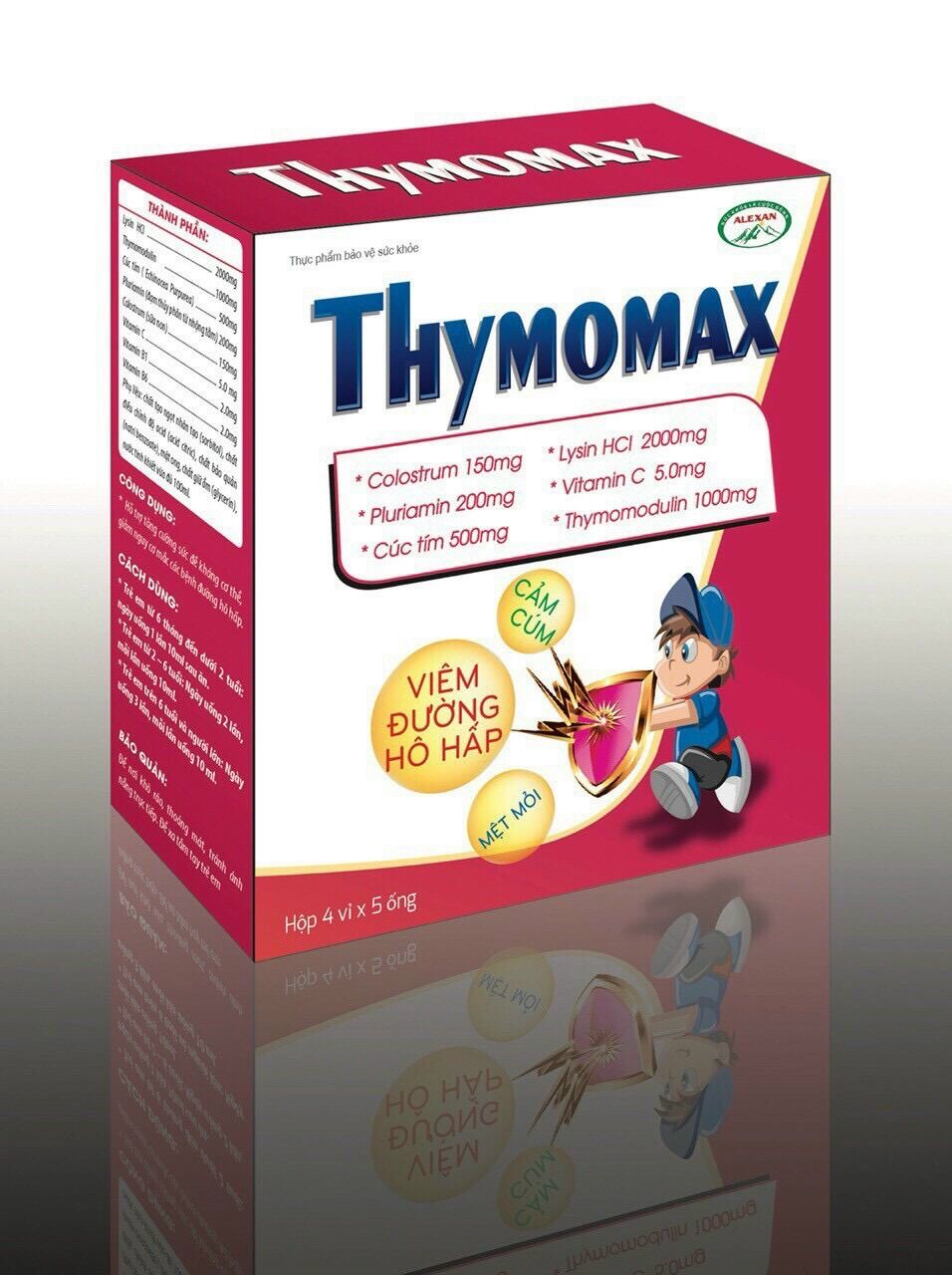 Thymomax tăng sức đề kháng, kích thích ăn ngon, tăng hấp thu