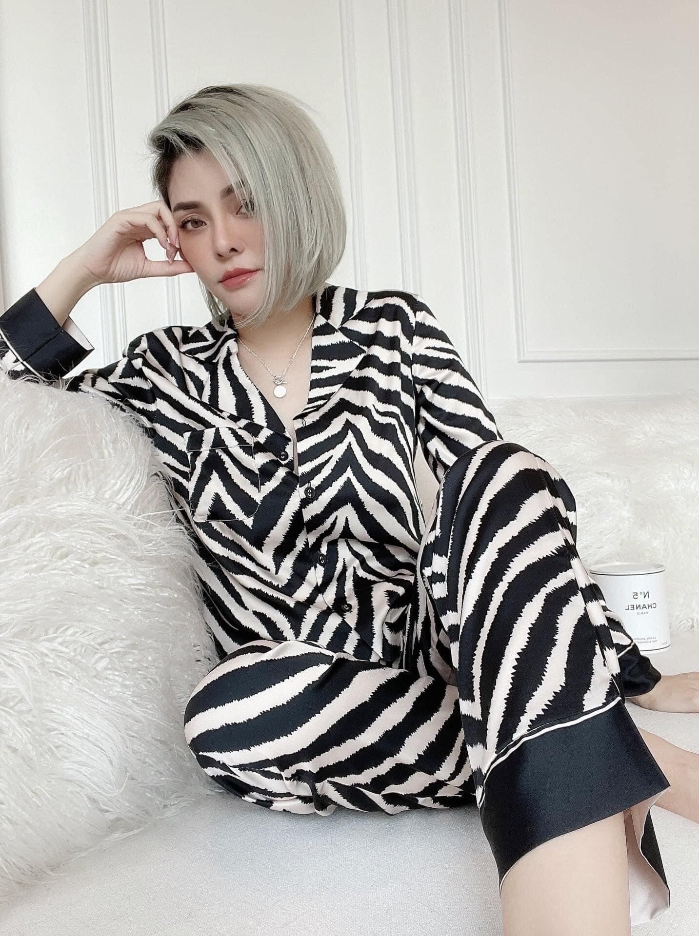 Bộ đồ pijama thiết kế lụa latin cao cấp